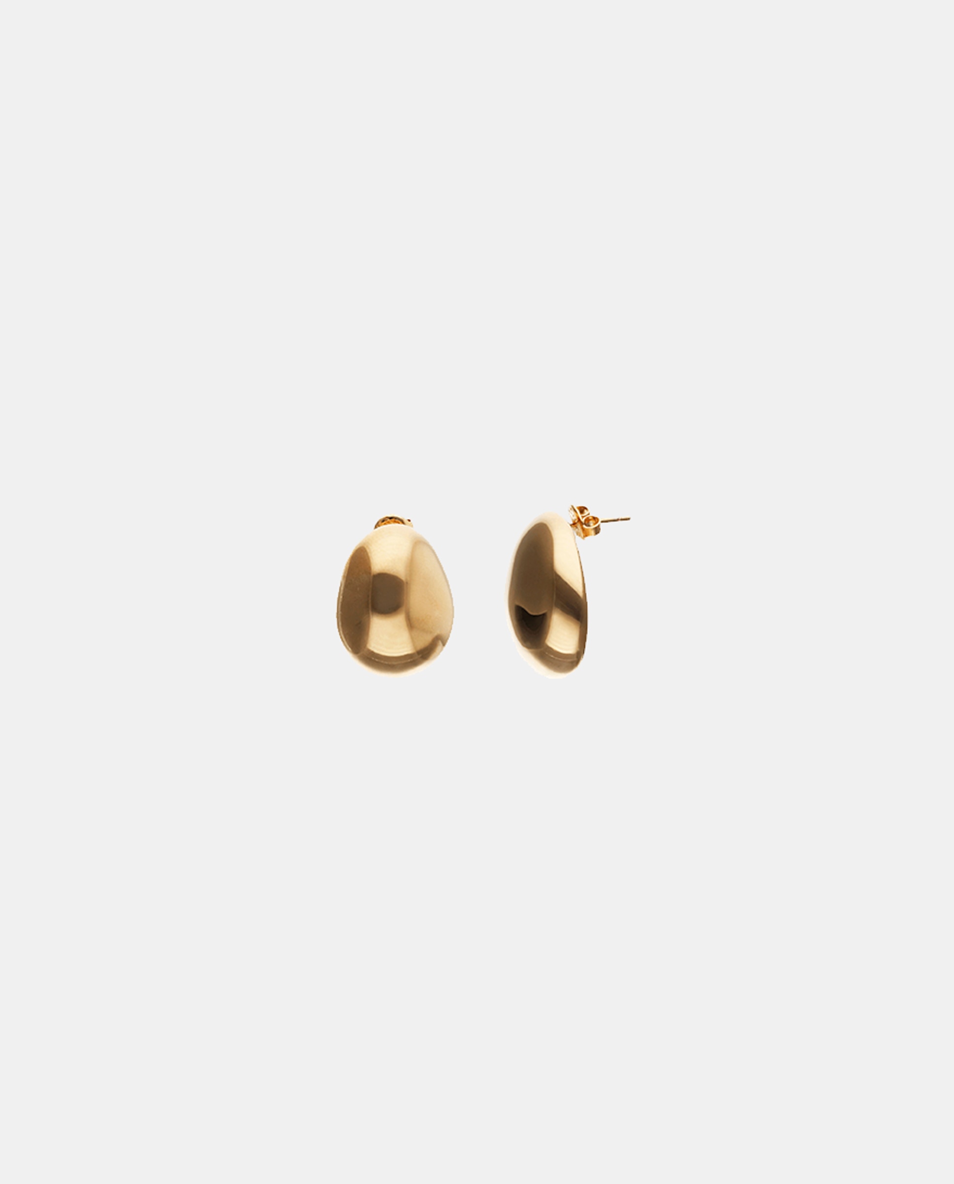 Pendientes bañados en oro 18k - UNO de 50 - Oro Oro-2