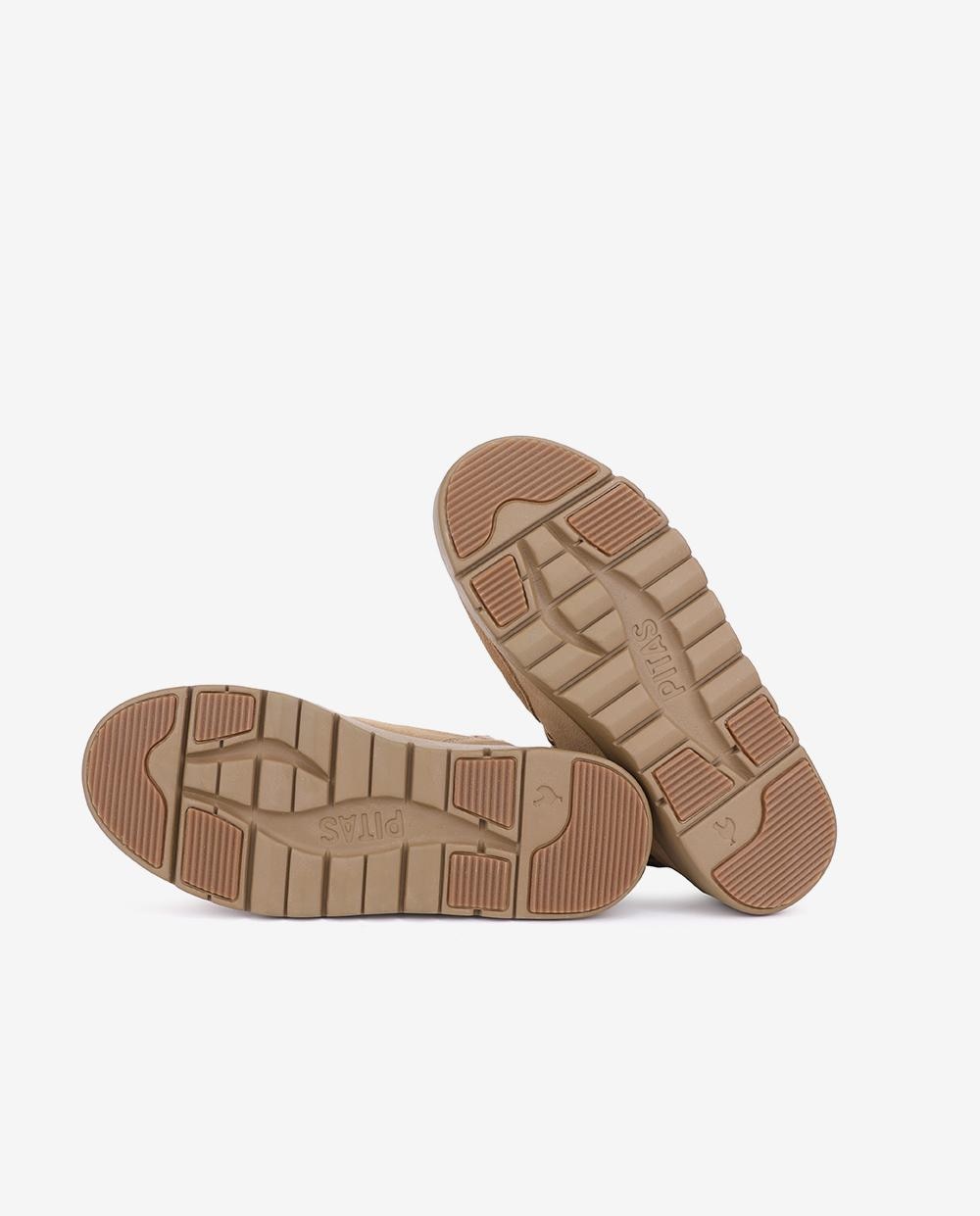Bota wallabi de piel antideslizante con easy on - Walk In Pitas - Camel Camel-5