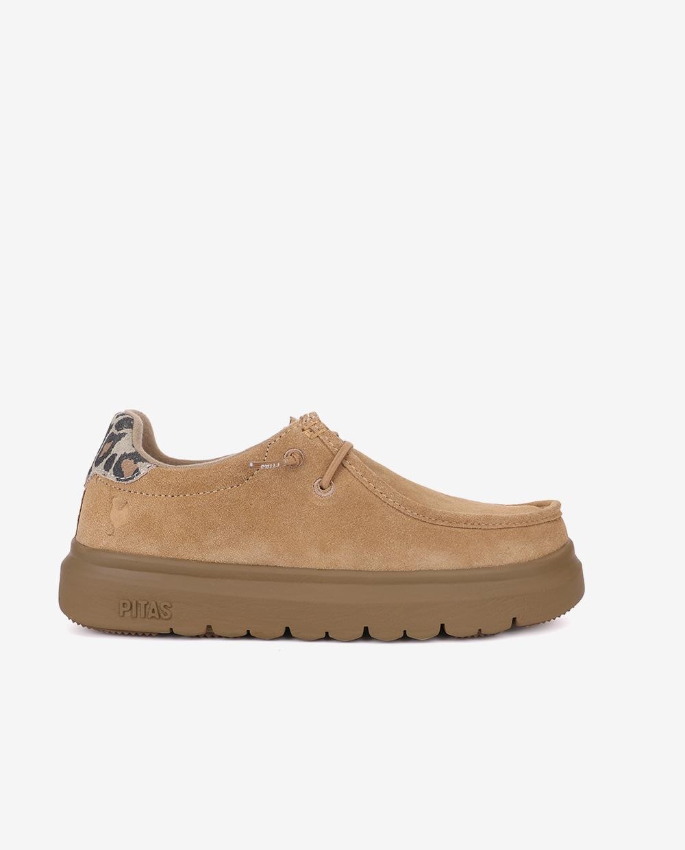 Zapatos planos confort lyon - Walk In Pitas - Camel Camel-1