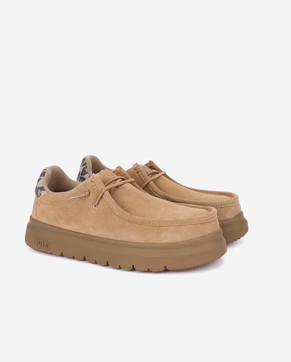 Zapatos planos confort lyon - Walk In Pitas - Camel Camel-3