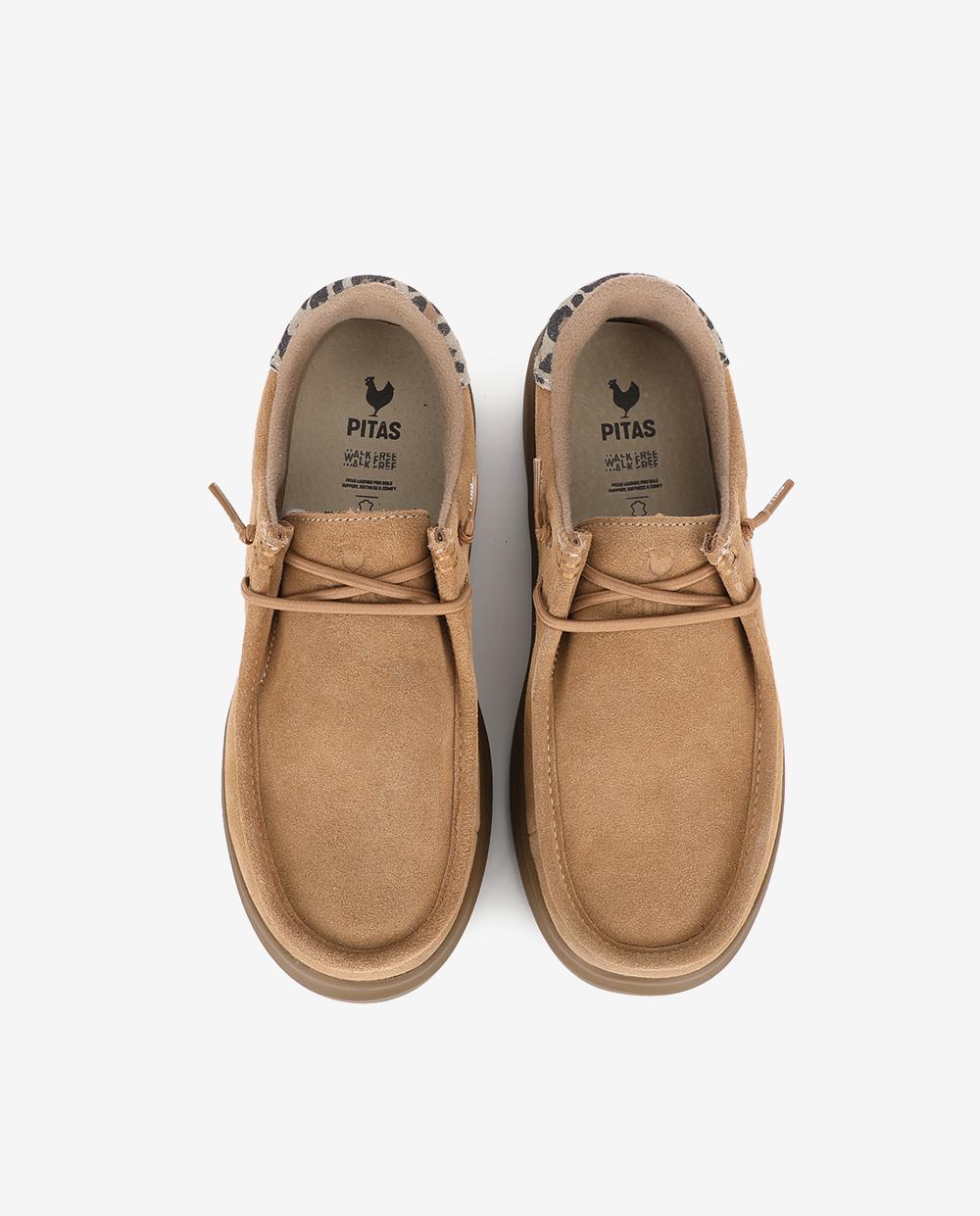 Zapatos planos confort lyon - Walk In Pitas - Camel Camel-4