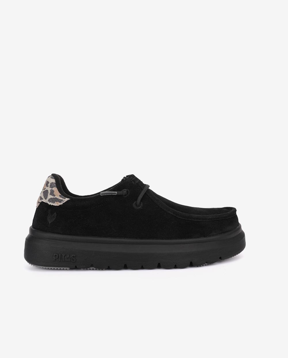 Zapatos planos confort lyon - Walk In Pitas - Negro Negro-1