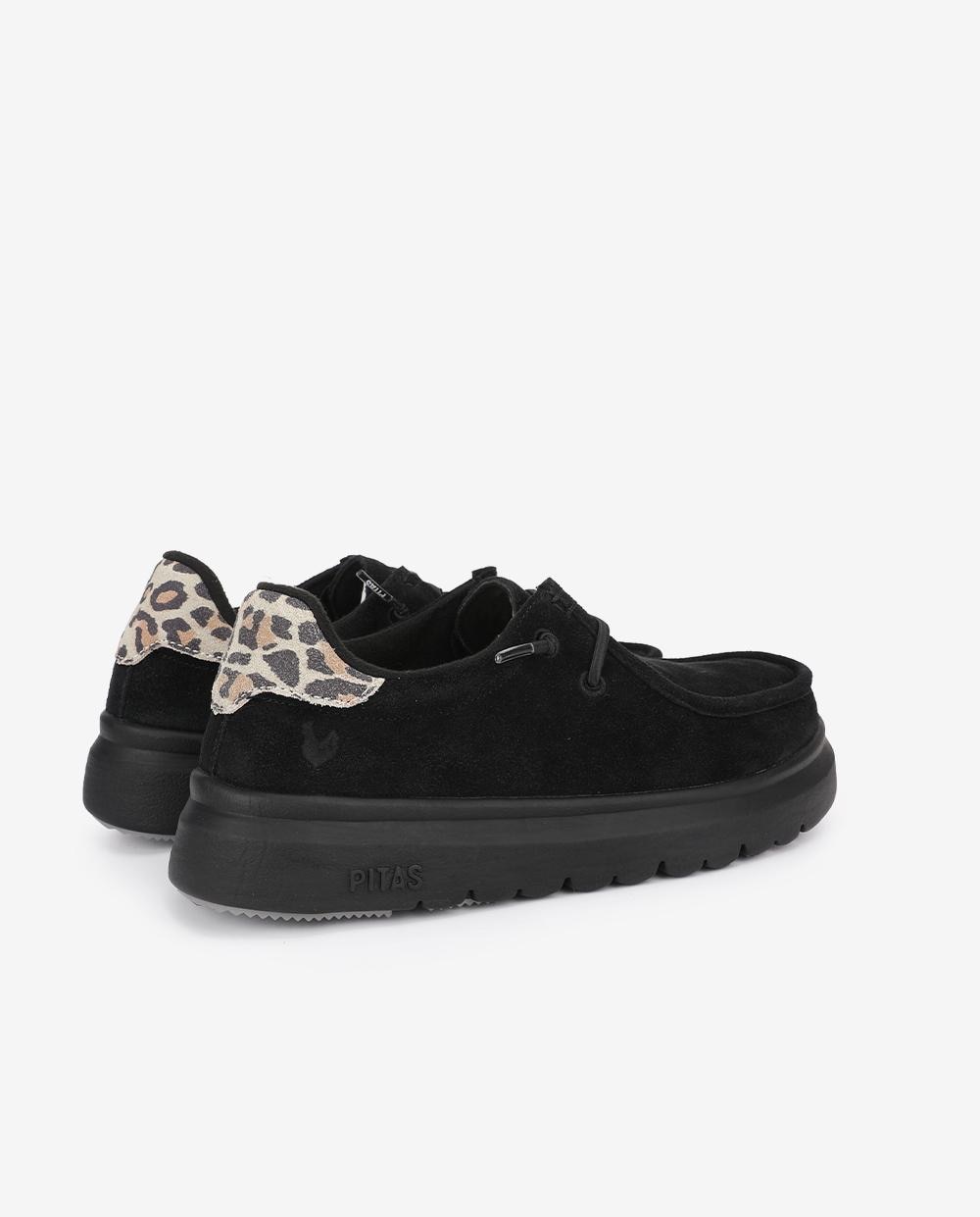 Zapatos planos confort lyon - Walk In Pitas - Negro Negro-2