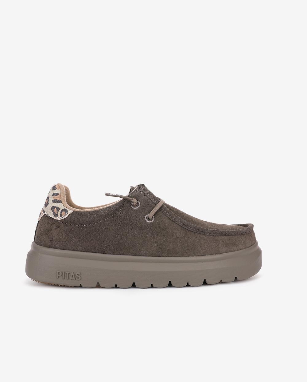 Zapatos planos confort lyon - Walk In Pitas - Gris oscuro Gris oscuro-1