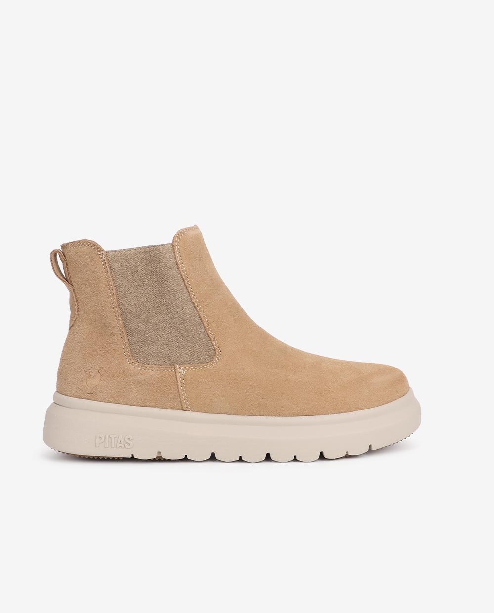 Botines chelsea nantes - Walk In Pitas - Camel Camel-1