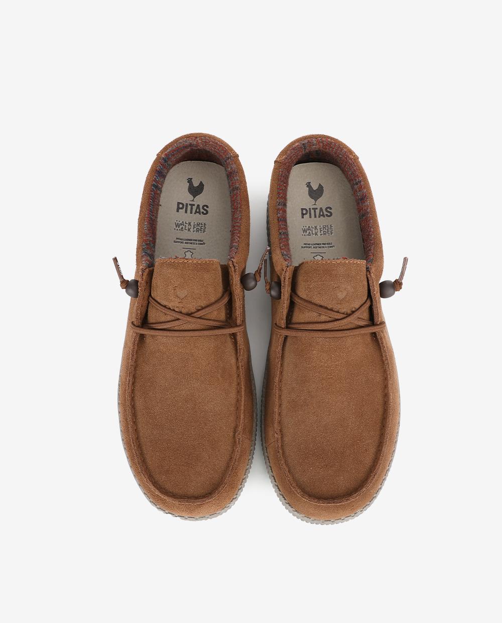 Zapatos cómodos wp150 - Walk In Pitas - Camel Camel-4