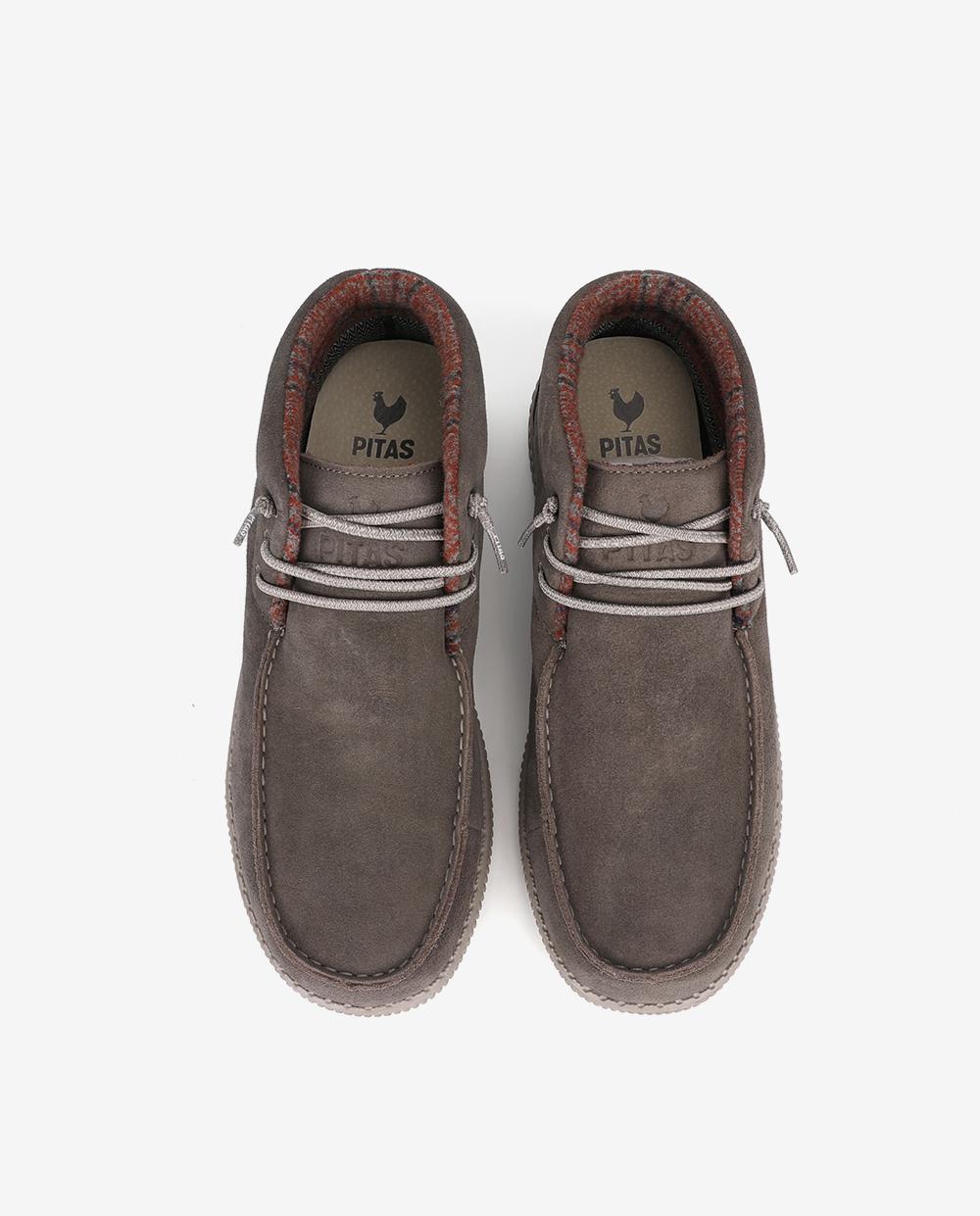 Bota de cordones wp150 hi waterproof - Walk In Pitas - Gris claro Gris claro-4