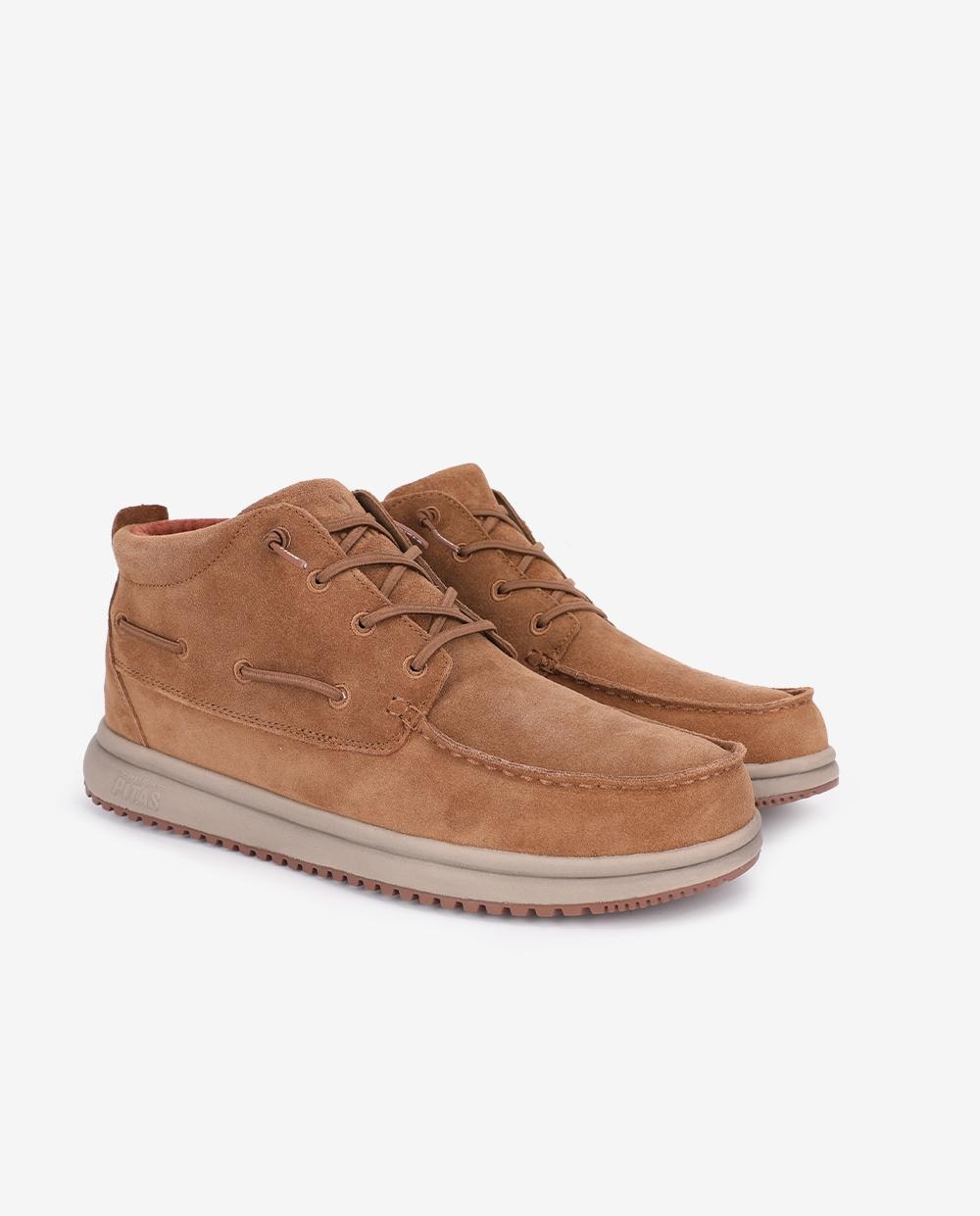 Bota de cordones Dallas - Walk In Pitas - Camel Camel-3