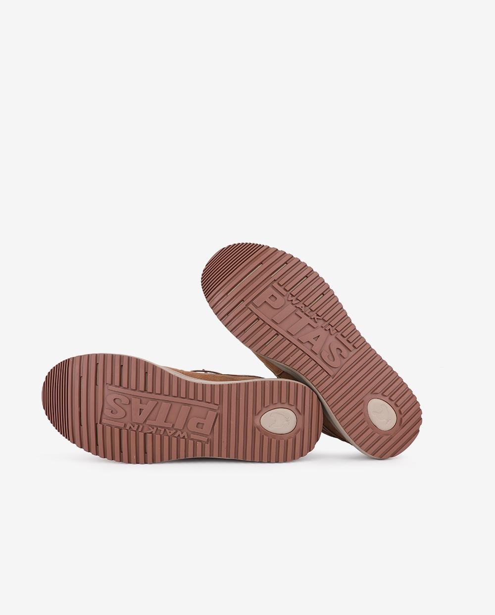 Bota de cordones Dallas - Walk In Pitas - Camel Camel-5