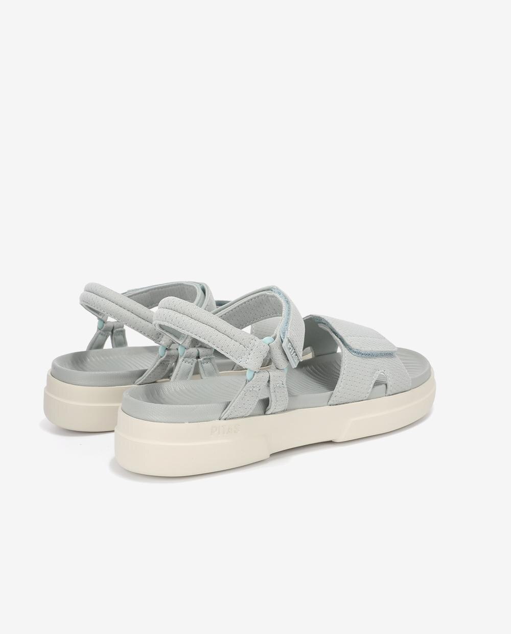 Sandalias planas de mujer ligeras y flexibles - Walk In Pitas - Azul claro Azul claro-2