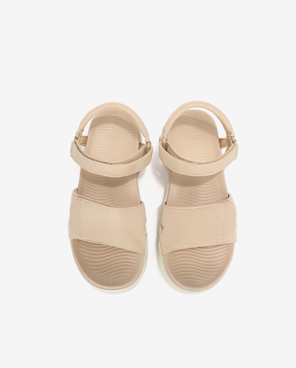 Sandalias planas de mujer ligeras y flexibles - Walk In Pitas - Arena Arena-4