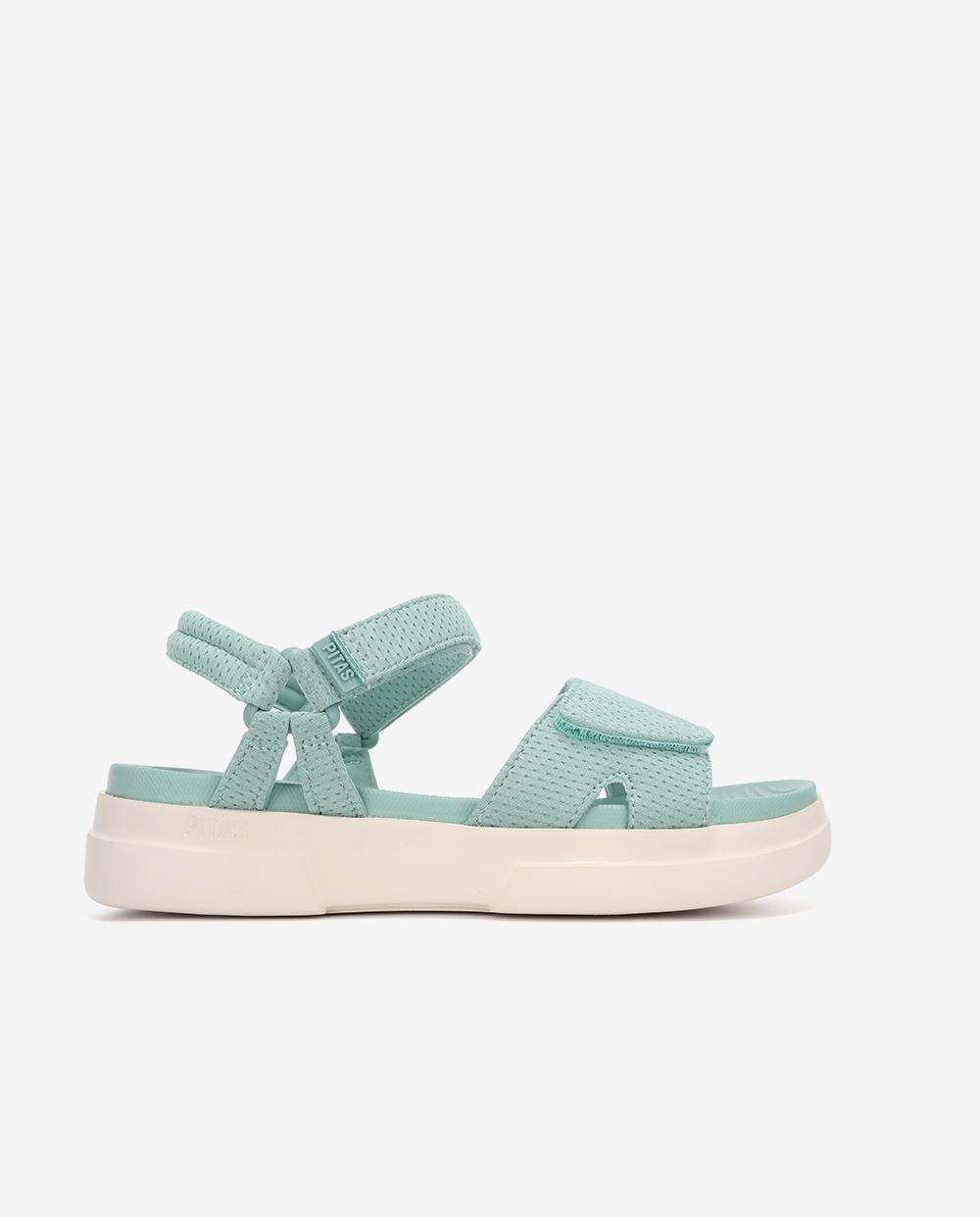 Imagen 0 de Sandalias planas de mujer ligeras y flexibles Verde