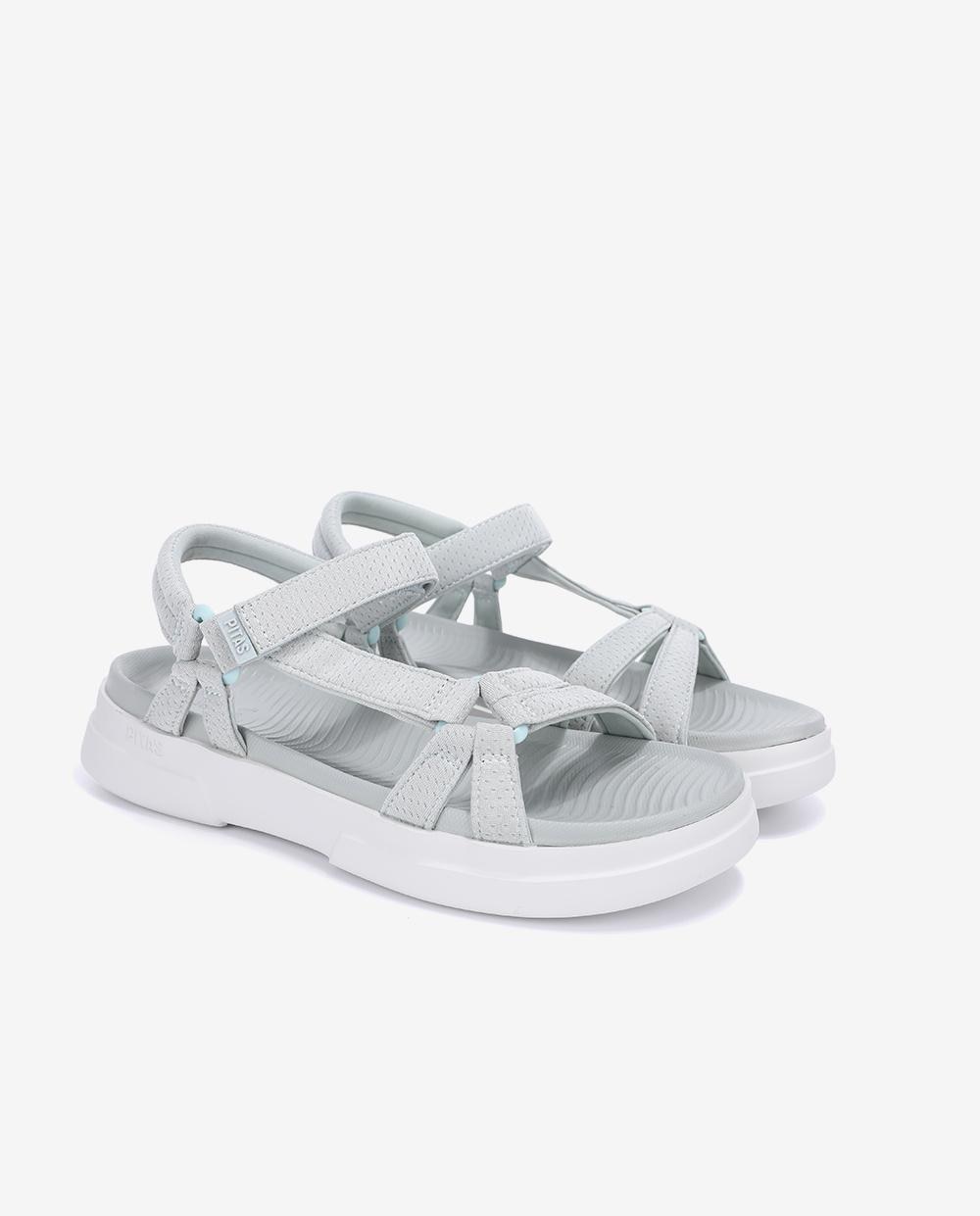 Sandalias planas de mujer ultraligeras y flexibles - Walk In Pitas - Azul claro Azul claro-3