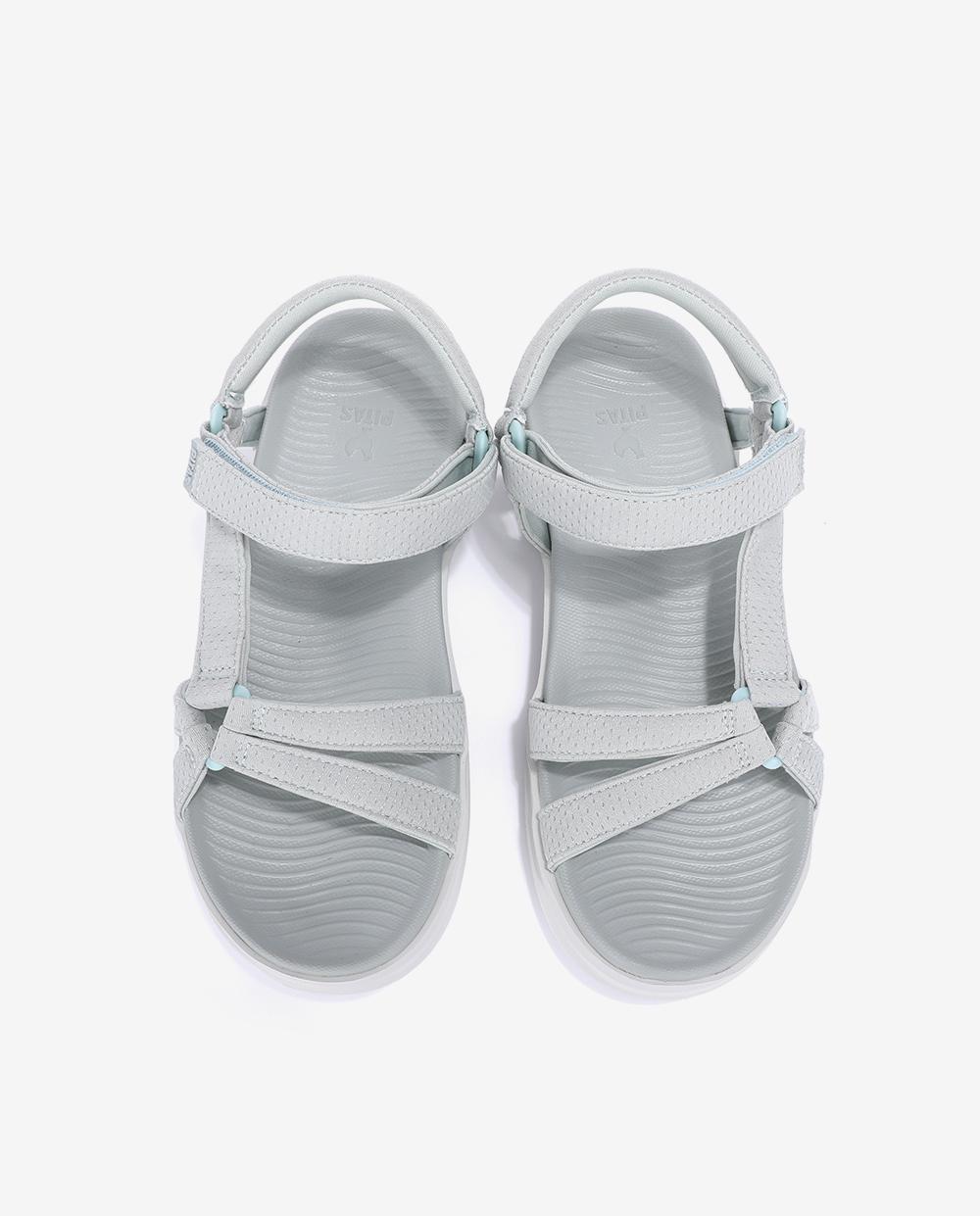 Sandalias planas de mujer ultraligeras y flexibles - Walk In Pitas - Azul claro Azul claro-4