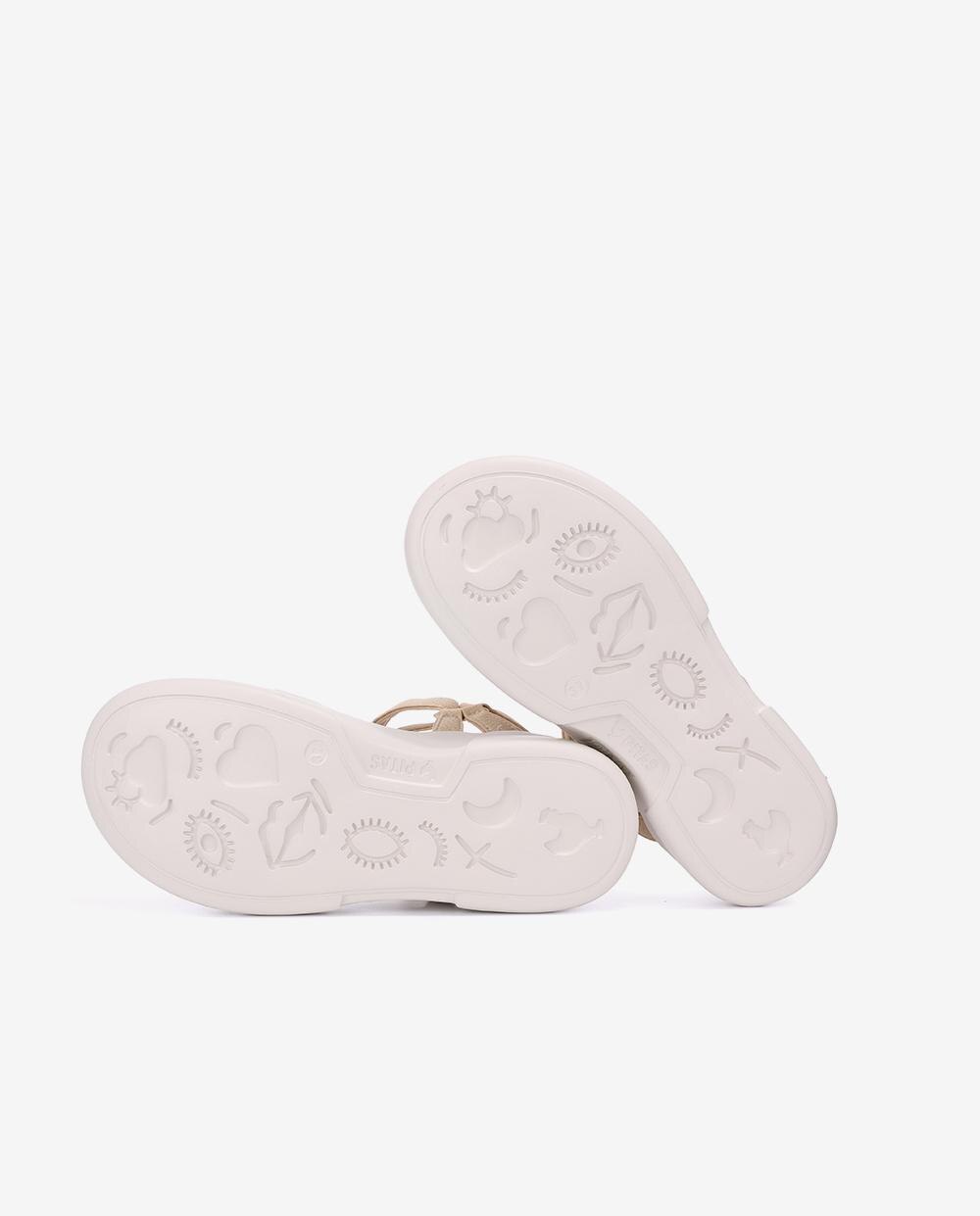 Sandalias planas de mujer ultraligeras y flexibles - Walk In Pitas - Arena Arena-5