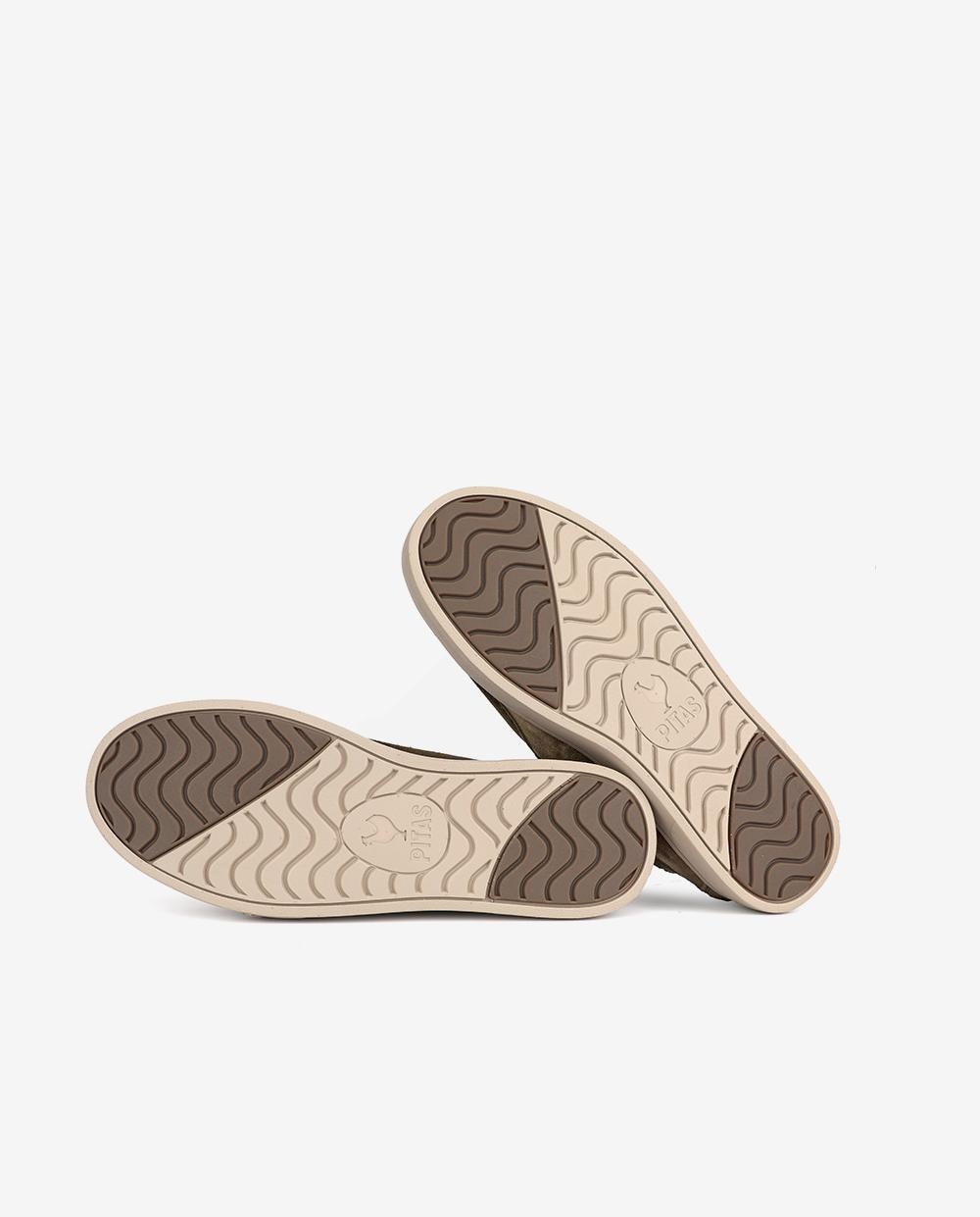 Zapatos cómodos tasos - Walk In Pitas - Kaki Kaki-5