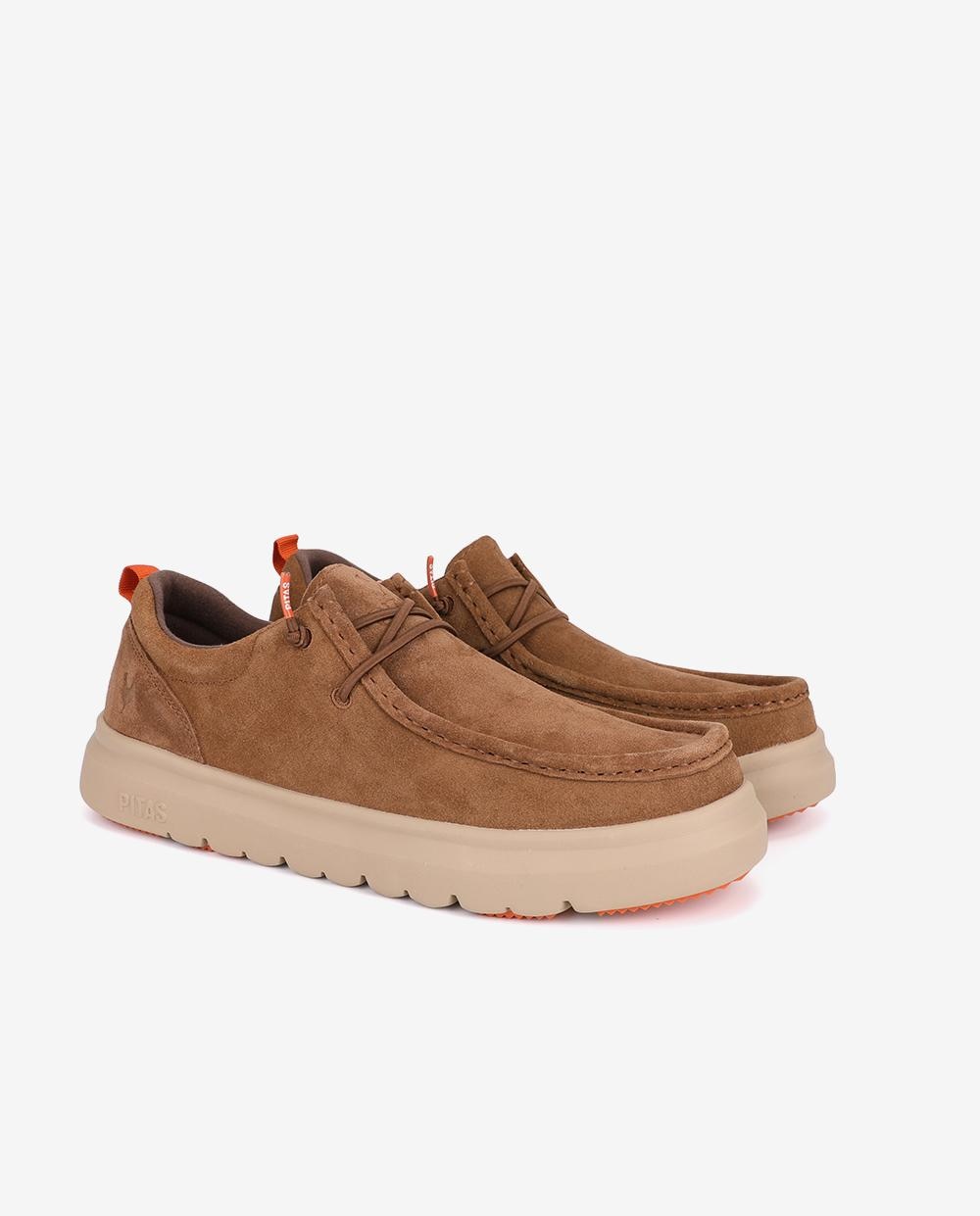 Zapatos cómodos altea - Walk In Pitas - Camel Camel-3
