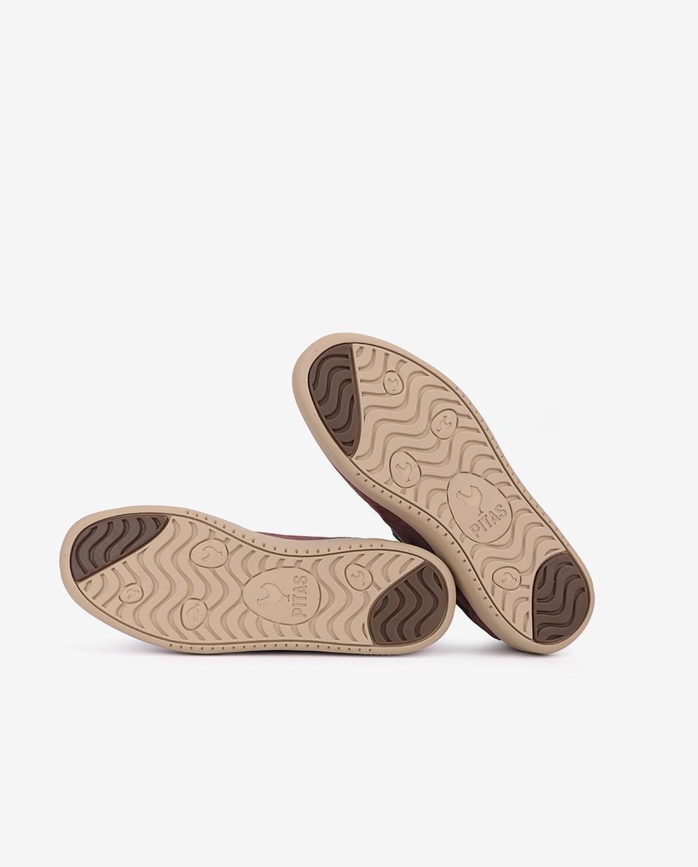 Deportivas hombre urban - Walk In Pitas - Granate Granate-5