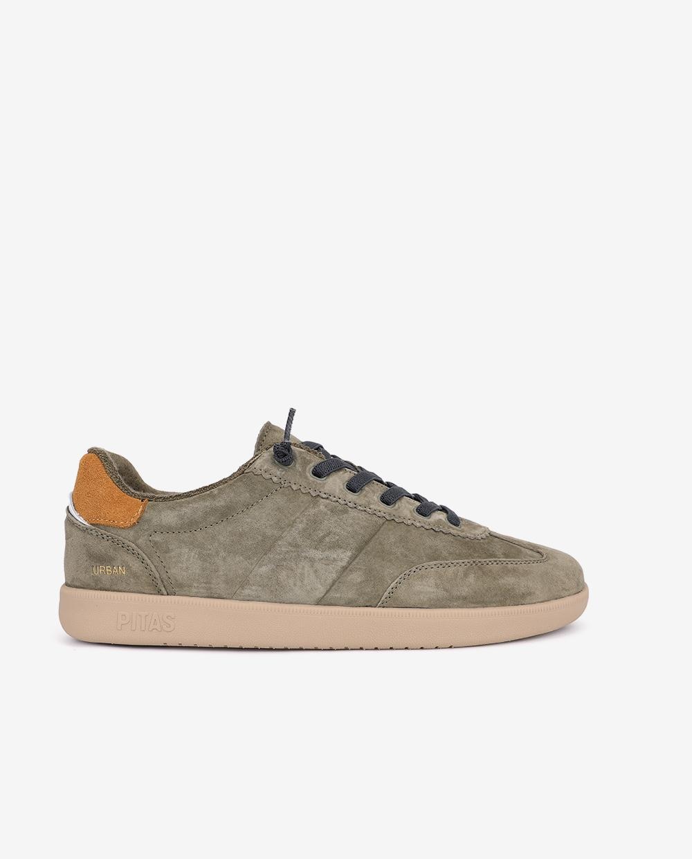 Deportivas hombre urban - Walk In Pitas - Kaki Kaki-1