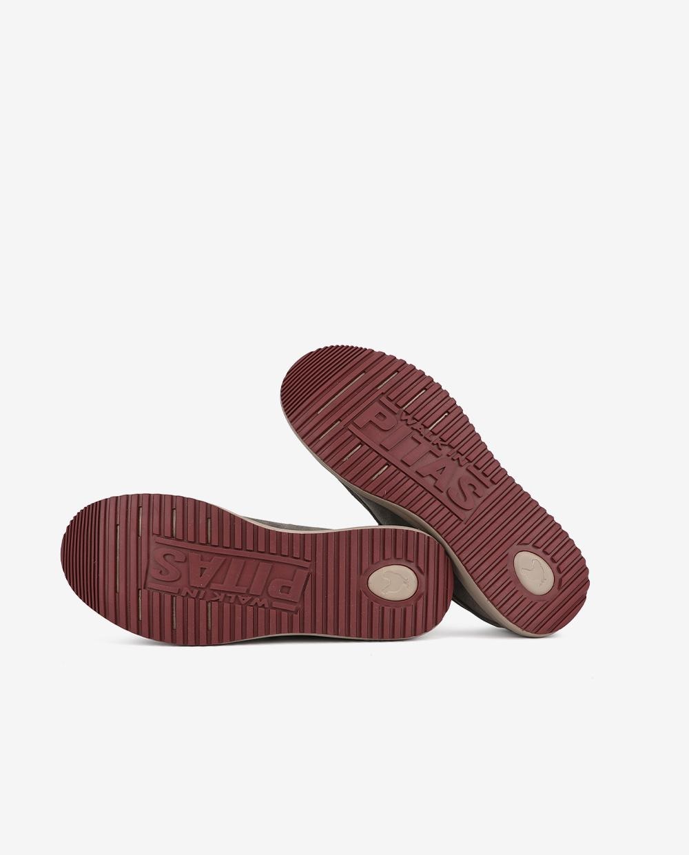Zapato de hombre tipo wallabi easy-on - Walk In Pitas - Gris ceniza Gris ceniza-5