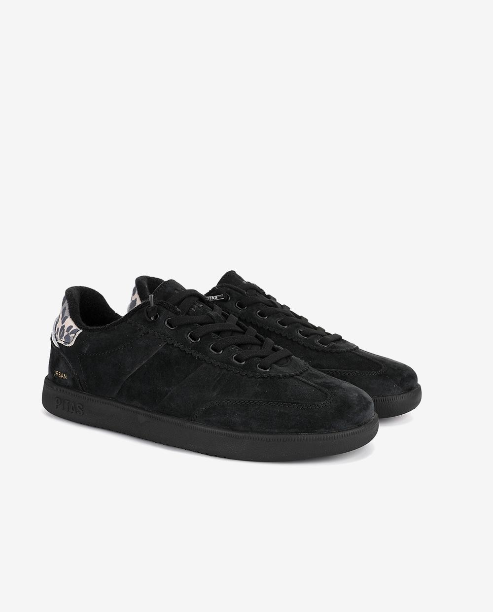 Imagen 3 de Zapatillas urban woman animal print - Walk In Pitas - Negro Negro