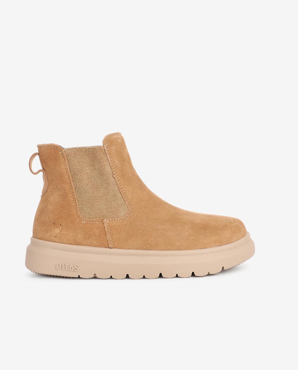 Botines chelsea nantes - Walk In Pitas - Camel Camel-1