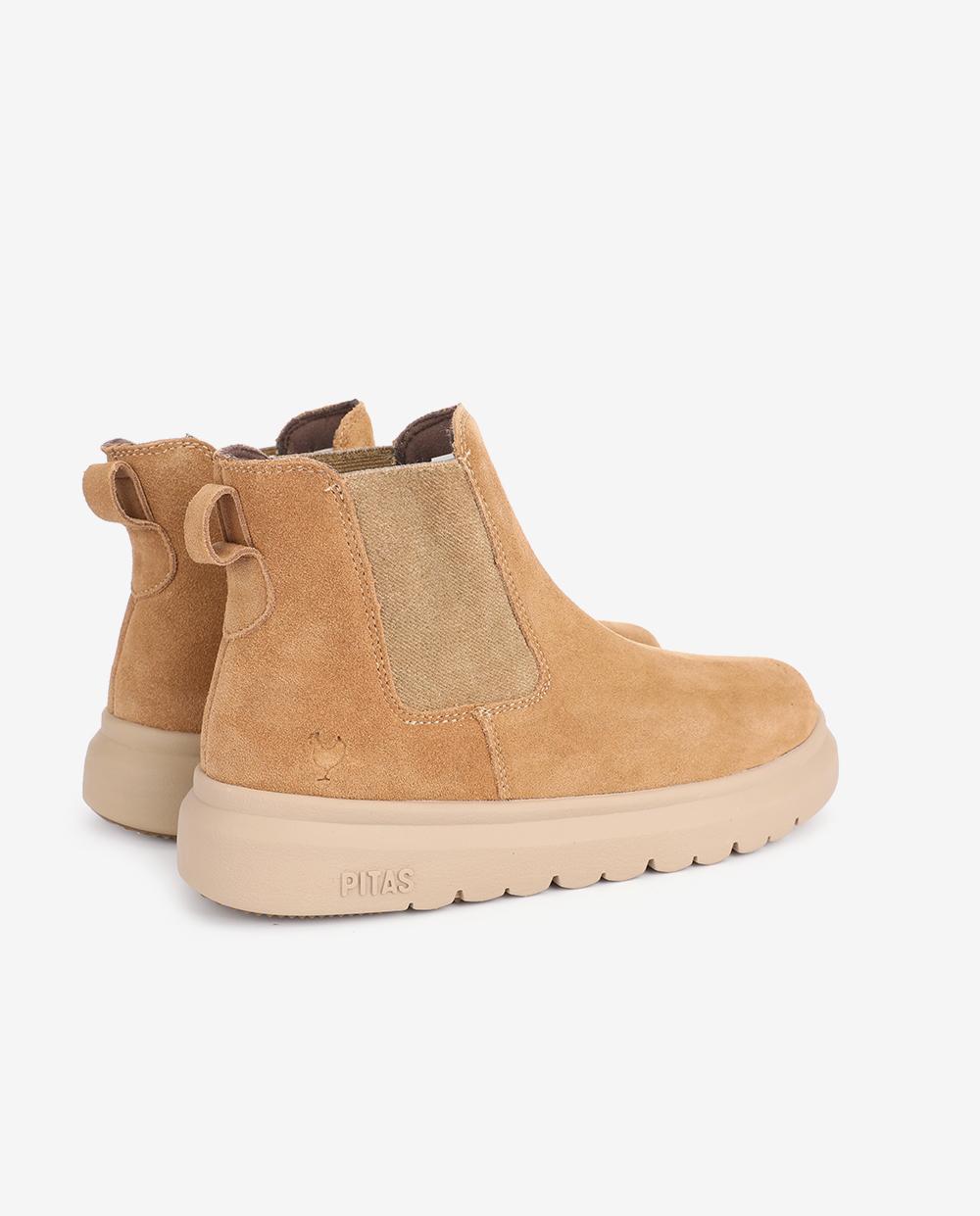 Botines chelsea nantes - Walk In Pitas - Camel Camel-2