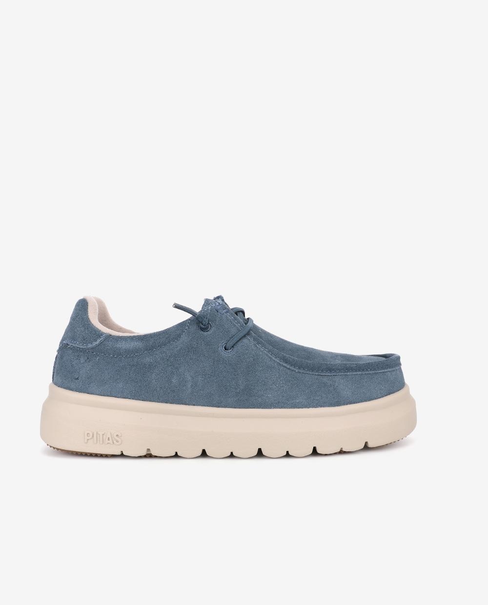 Zapatos planos confort lyon - Walk In Pitas - Azul celeste Azul celeste-1