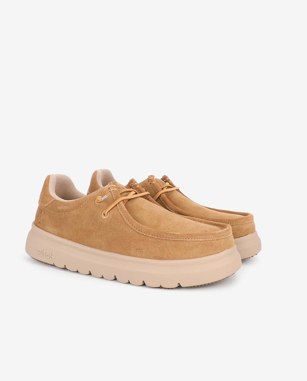 Zapatos planos confort lyon - Walk In Pitas - Camel Camel-3