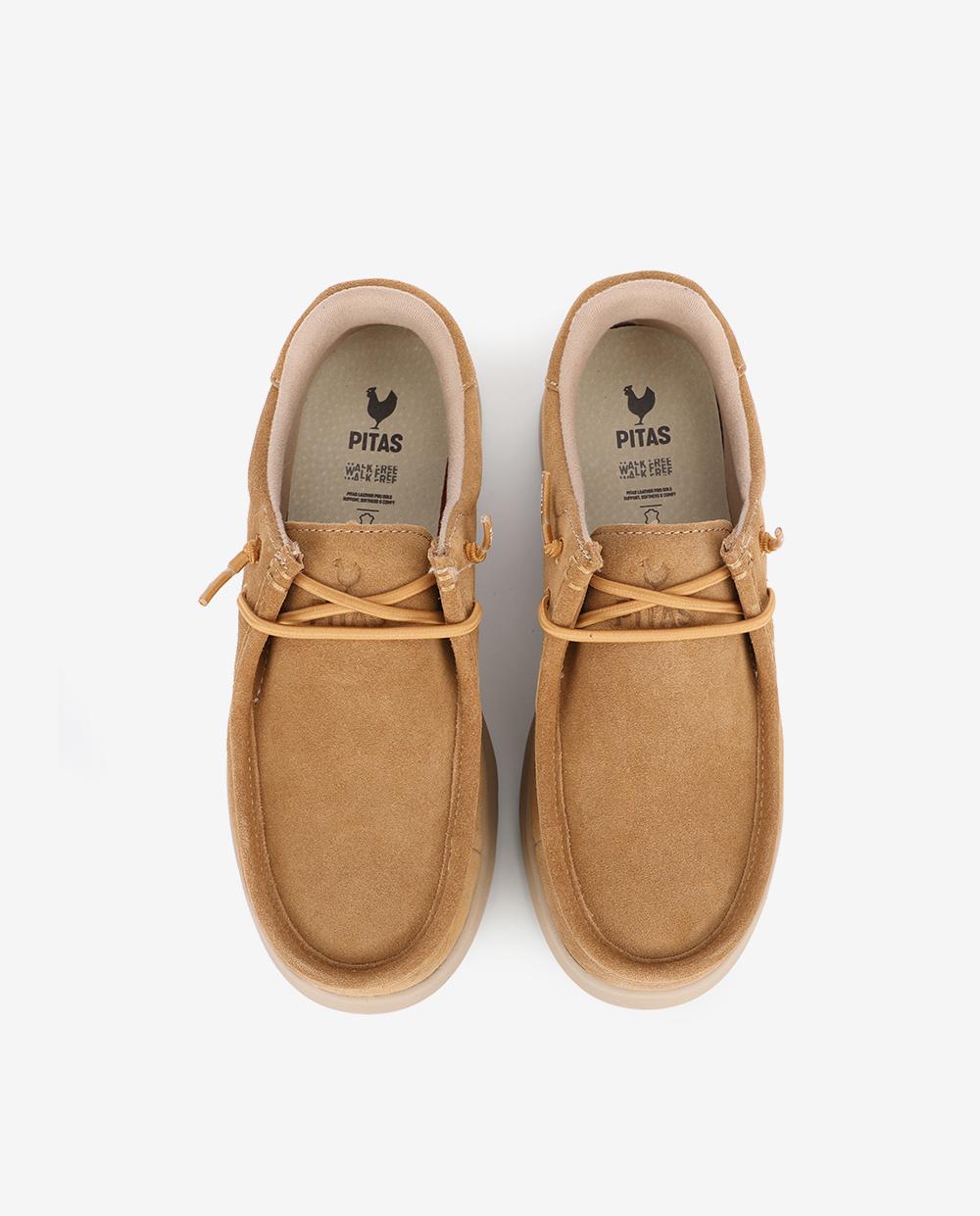 Zapatos planos confort lyon - Walk In Pitas - Camel Camel-4