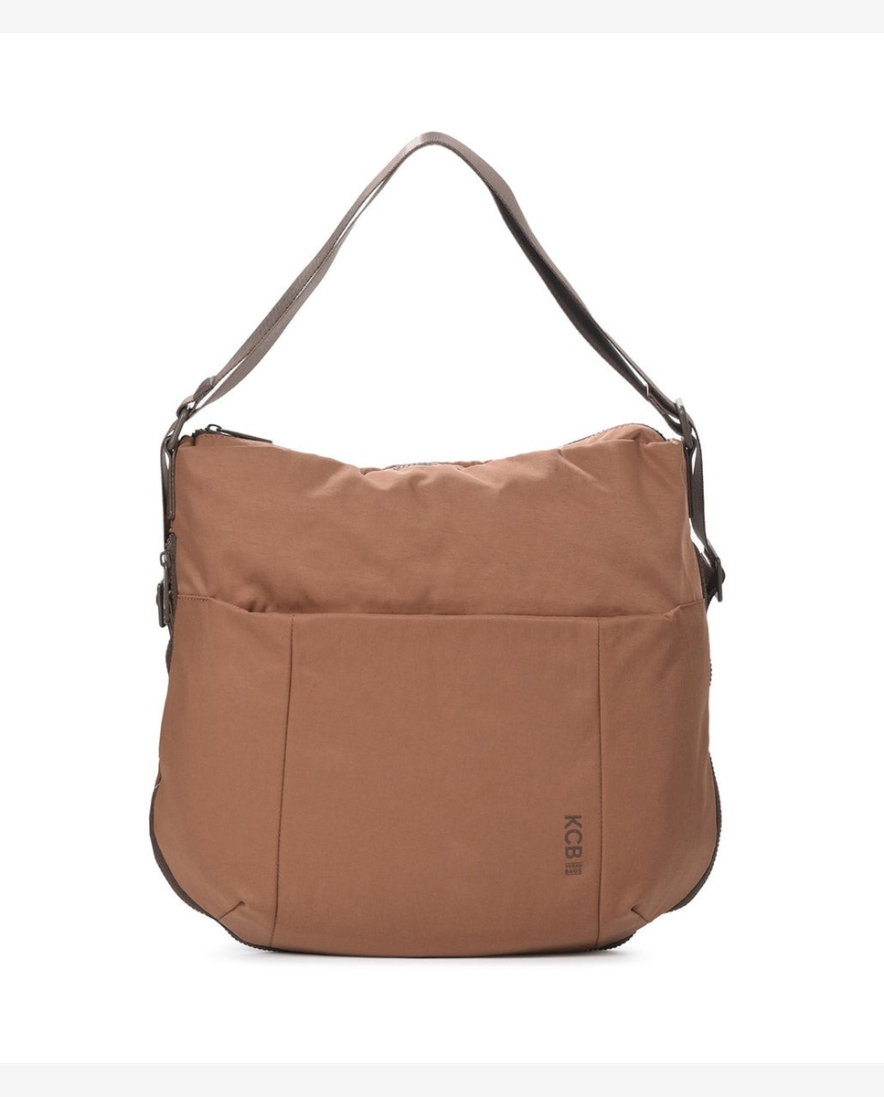 Bolso de hombro balloon mochila color marrón de mujer - Kcb - Marrón Marrón-1