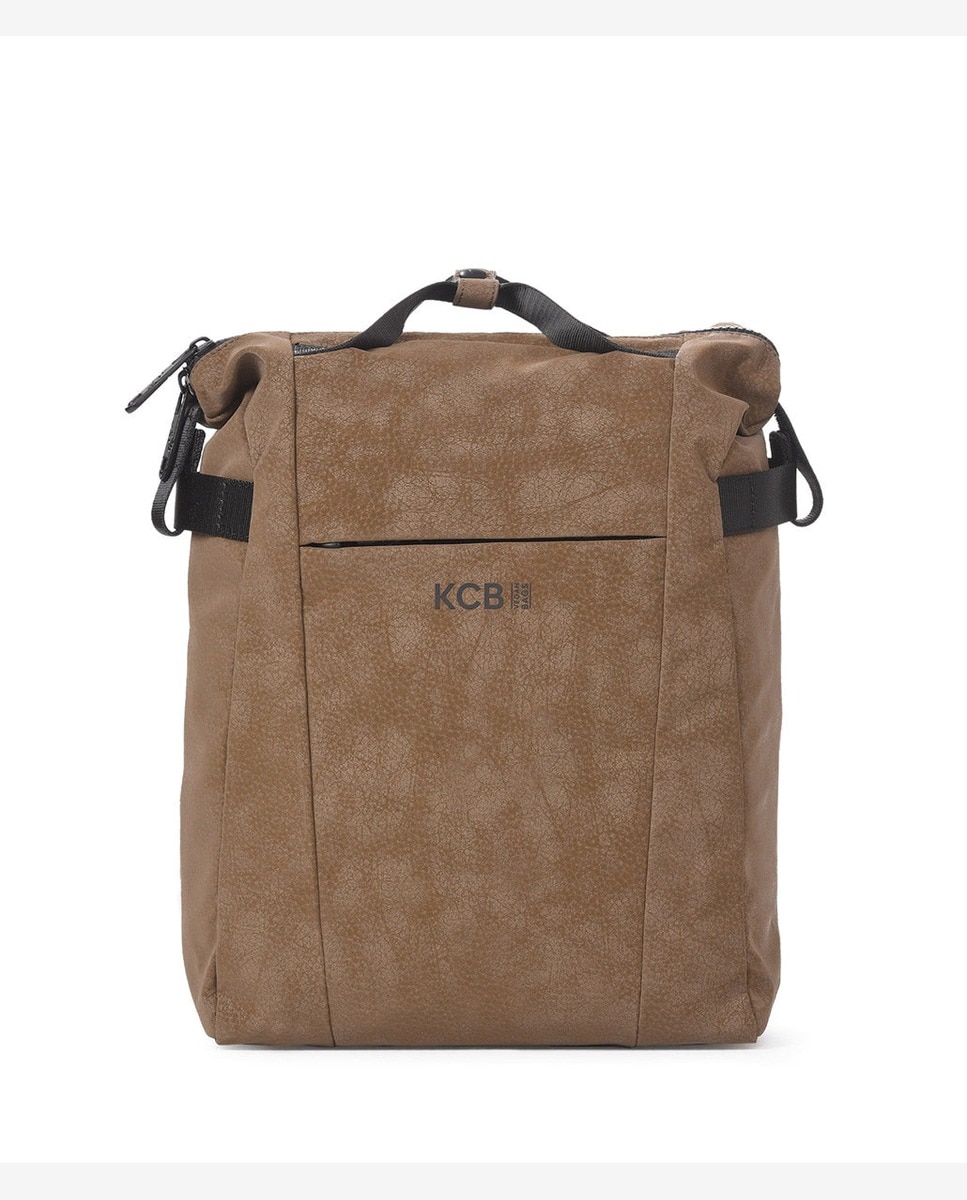 Mochila hide grande color marrón de mujer - Kcb - Marrón Marrón-1