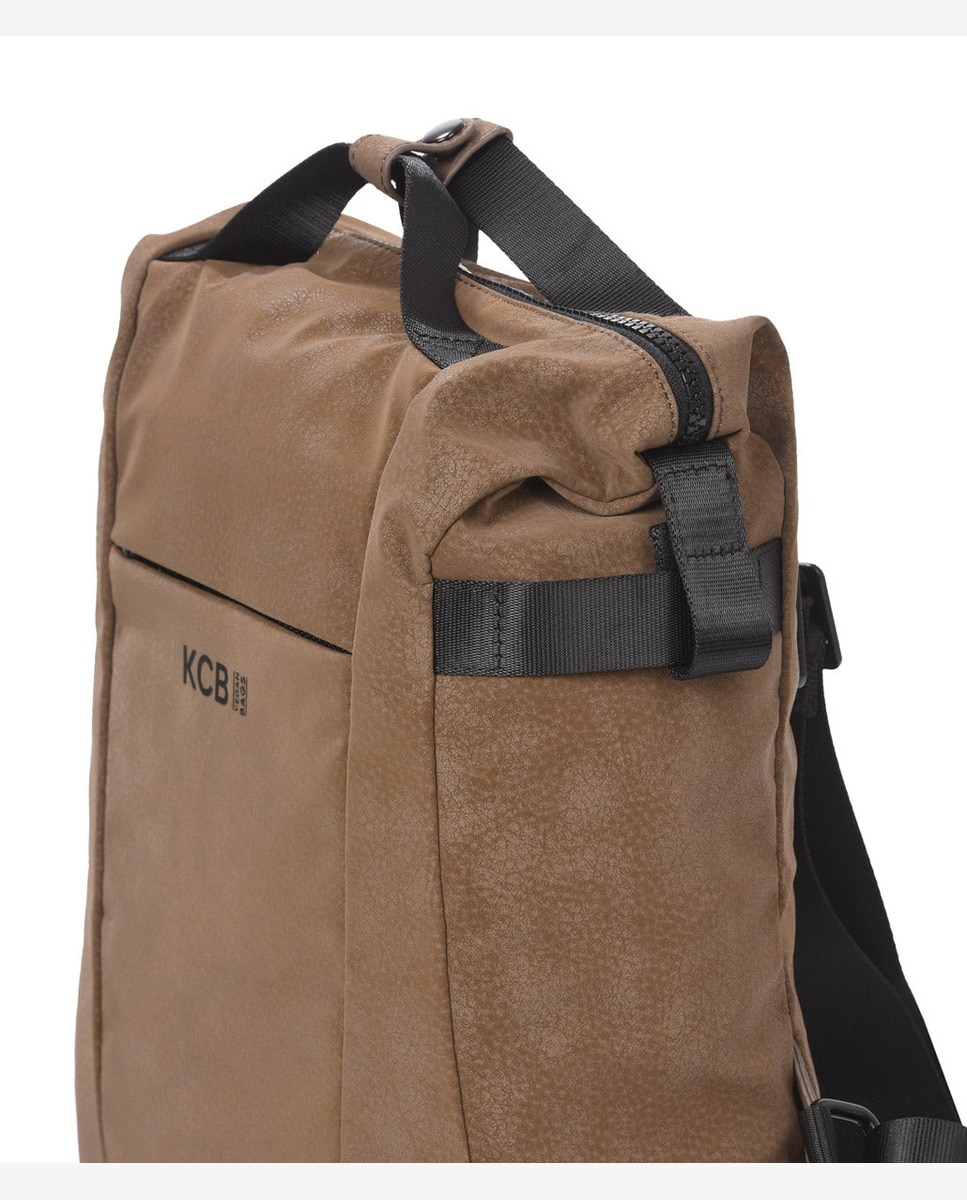 Mochila hide grande color marrón de mujer - Kcb - Marrón Marrón-3