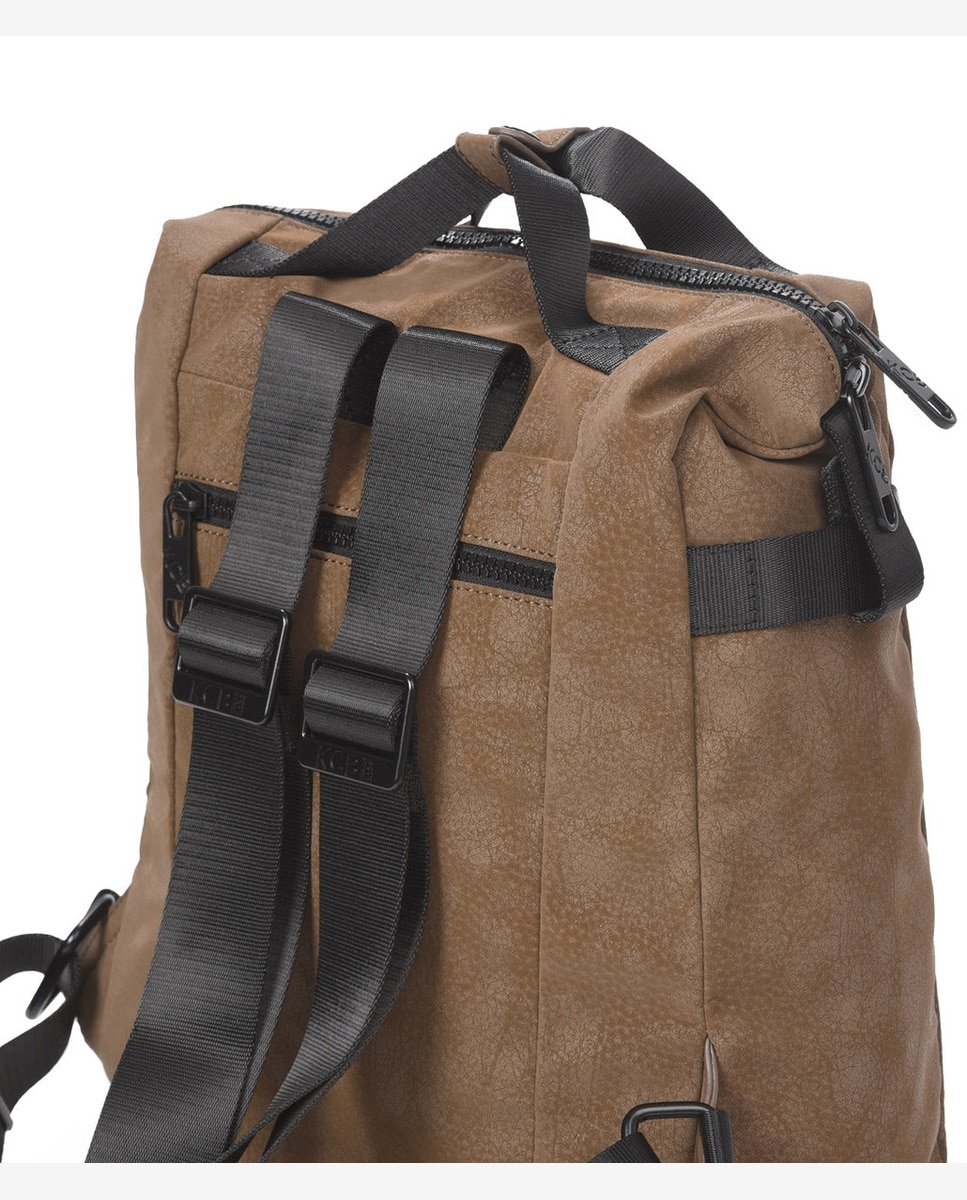 Mochila hide pequeña color marrón de mujer - Kcb - Marrón Marrón-3