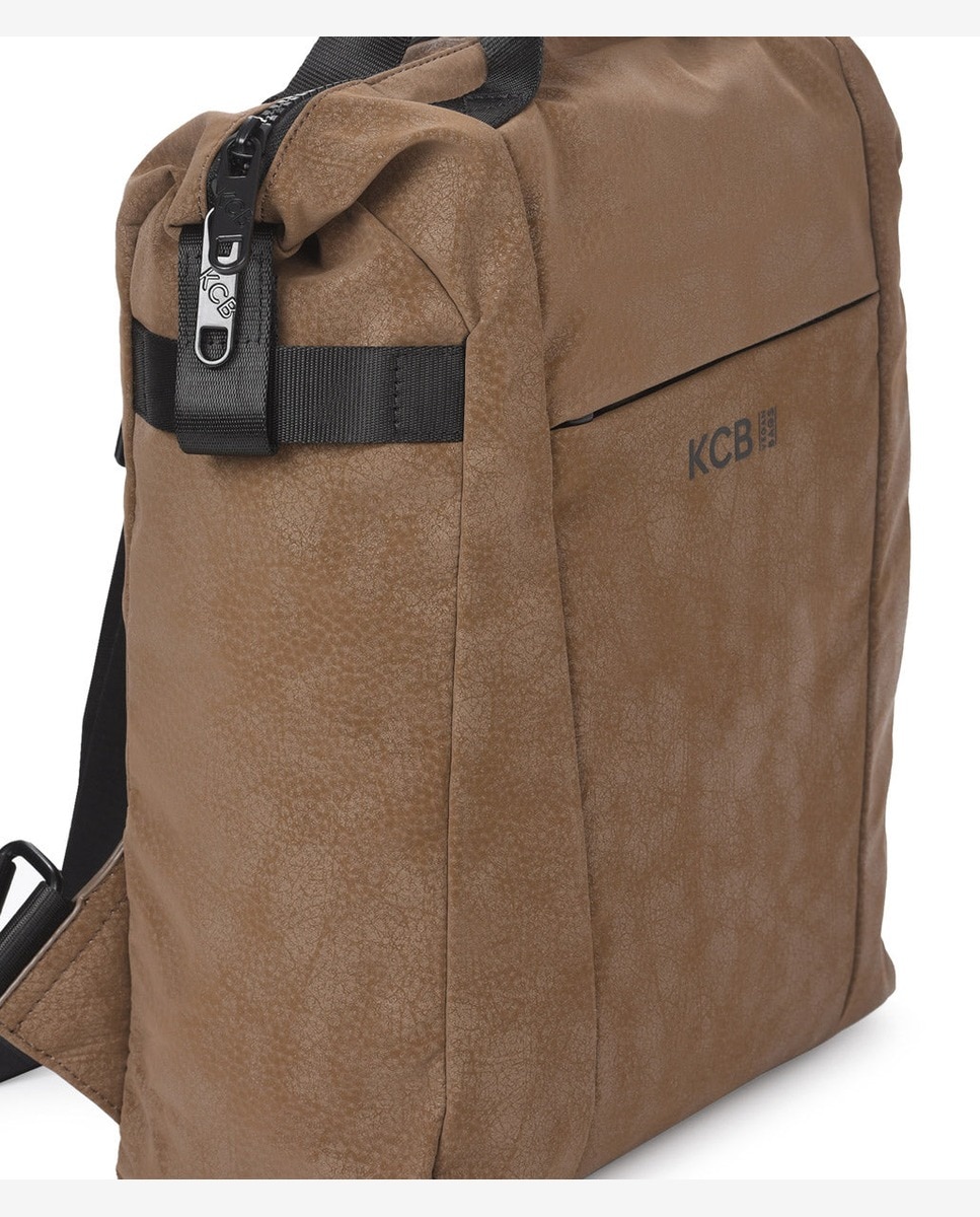 Mochila hide pequeña color marrón de mujer - Kcb - Marrón Marrón-2