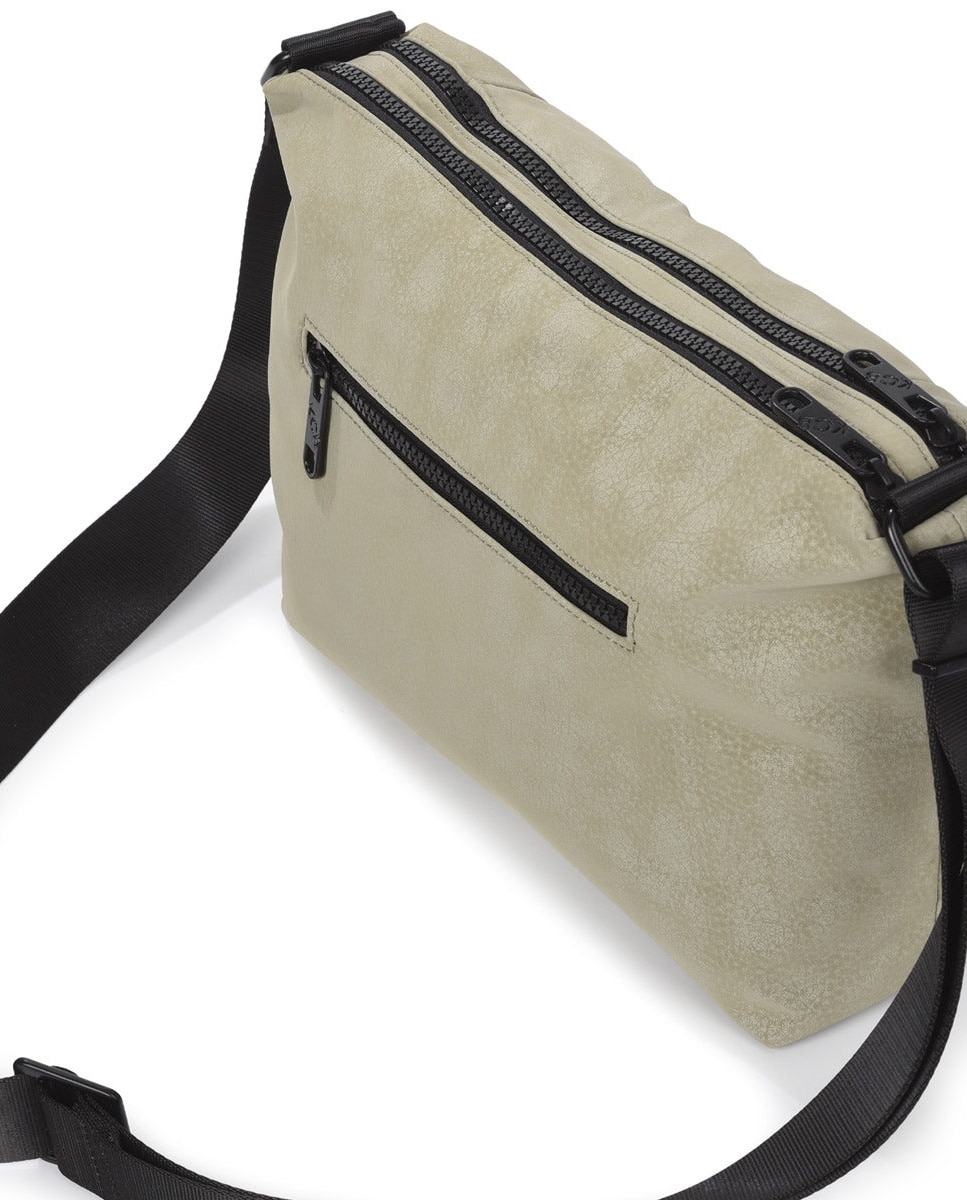 Bandolera grande hide color verde de mujer - Kcb - Verde Verde-5