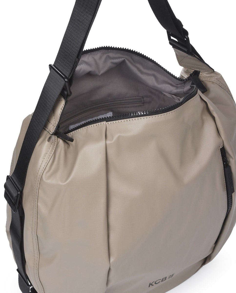 Bolso de hombro wave mochila color taupe de mujer - Kcb - Topo Topo-4