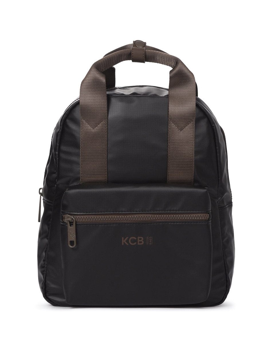 Mochila square grande color de mujer - Kcb - Negro Negro-1