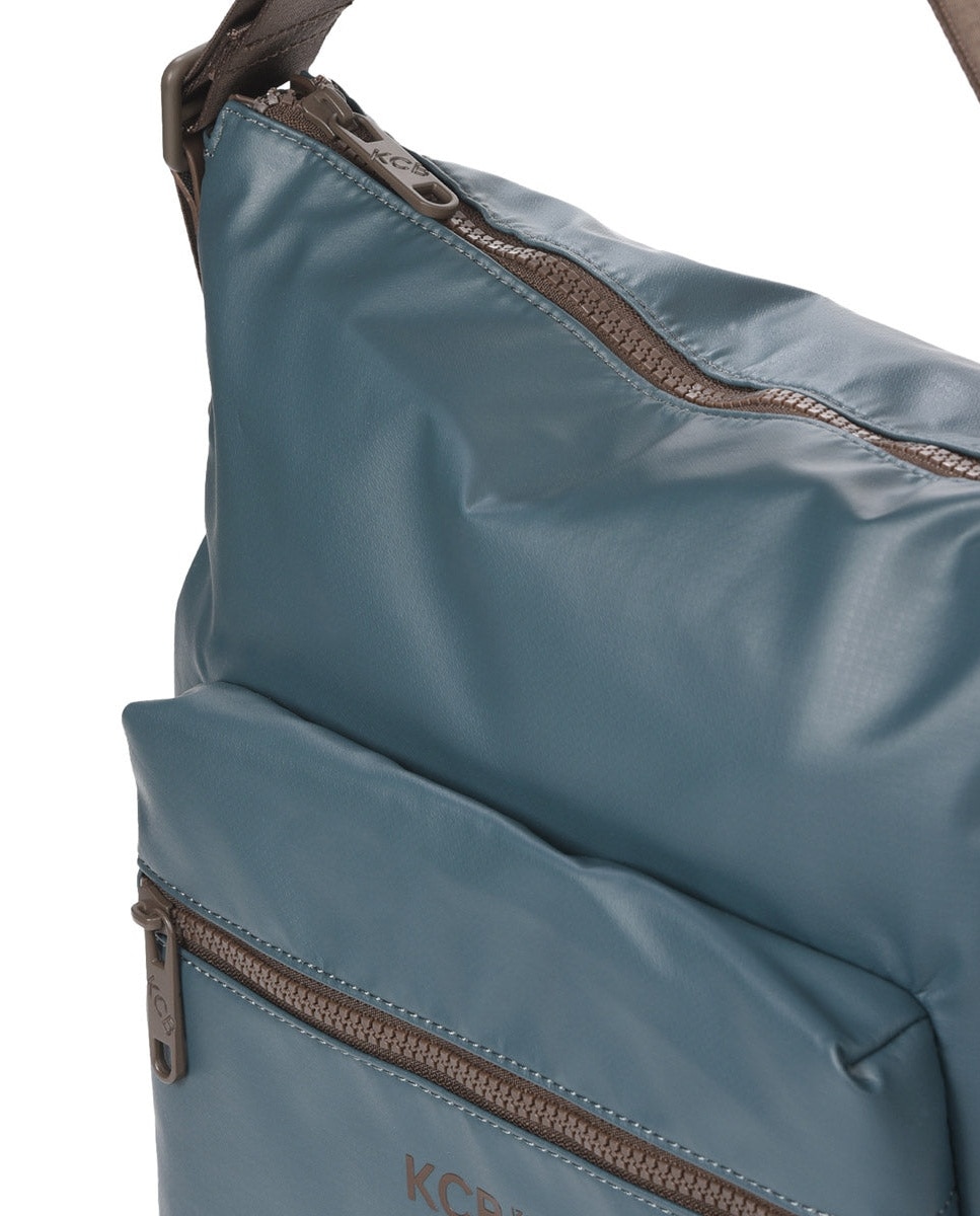 Bolso de hombro square mochila color petróleo de mujer - Kcb - Petróleo Petróleo-9