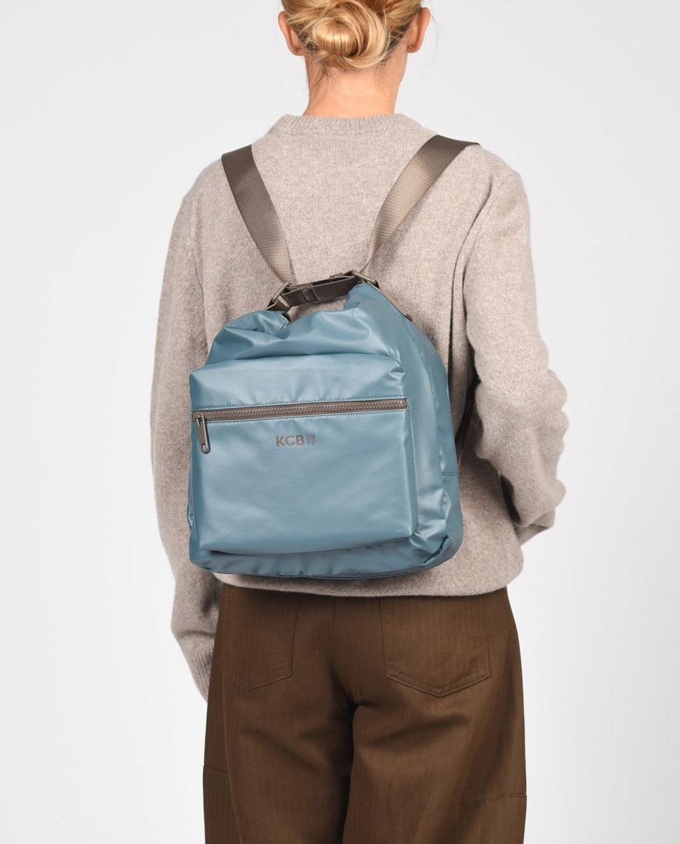 Bolso de hombro square mochila color petróleo de mujer - Kcb - Petróleo Petróleo-3