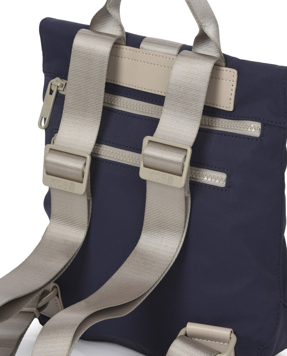 Mochila grande antirrobo kcb chain - Azul Azul-2