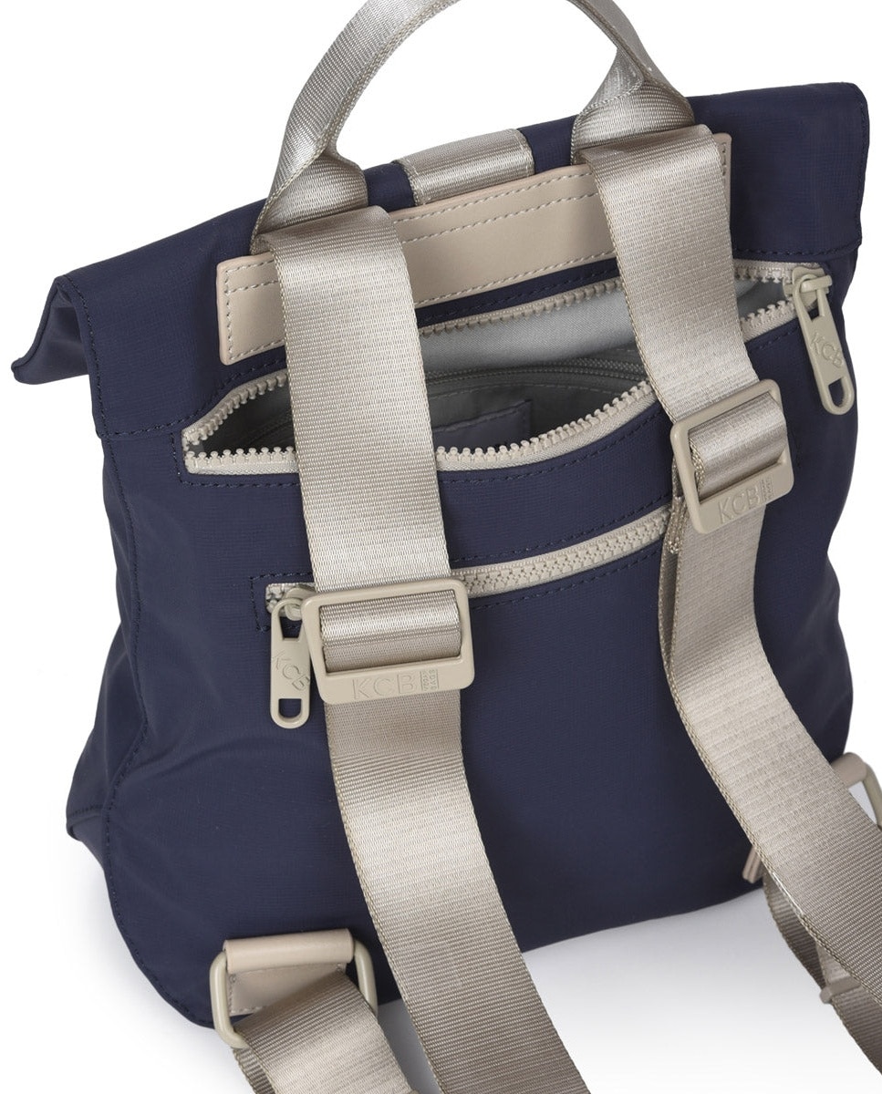Mochila grande antirrobo kcb chain - Azul Azul-4