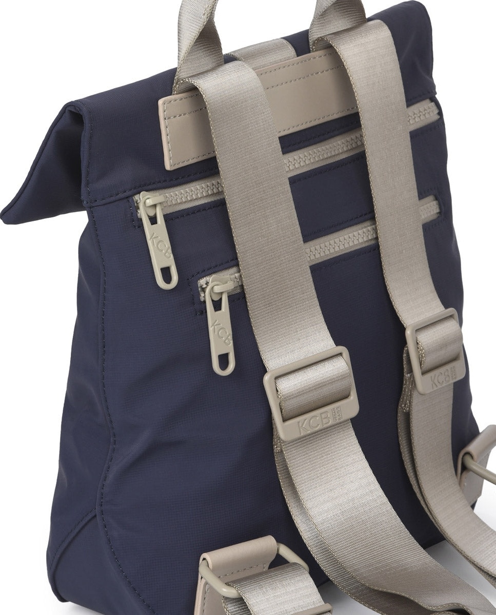 Mochila pequeña antirrobo kcb chain - Azul / Gris Azul / Gris-2