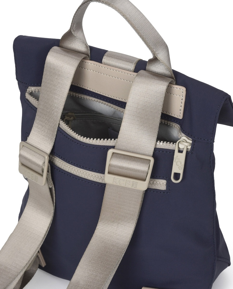 Mochila pequeña antirrobo kcb chain - Azul / Gris Azul / Gris-4