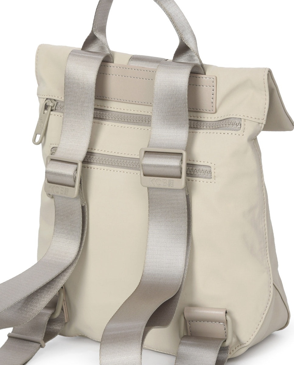 Mochila pequeña antirrobo kcb chain - Beige Beige-8