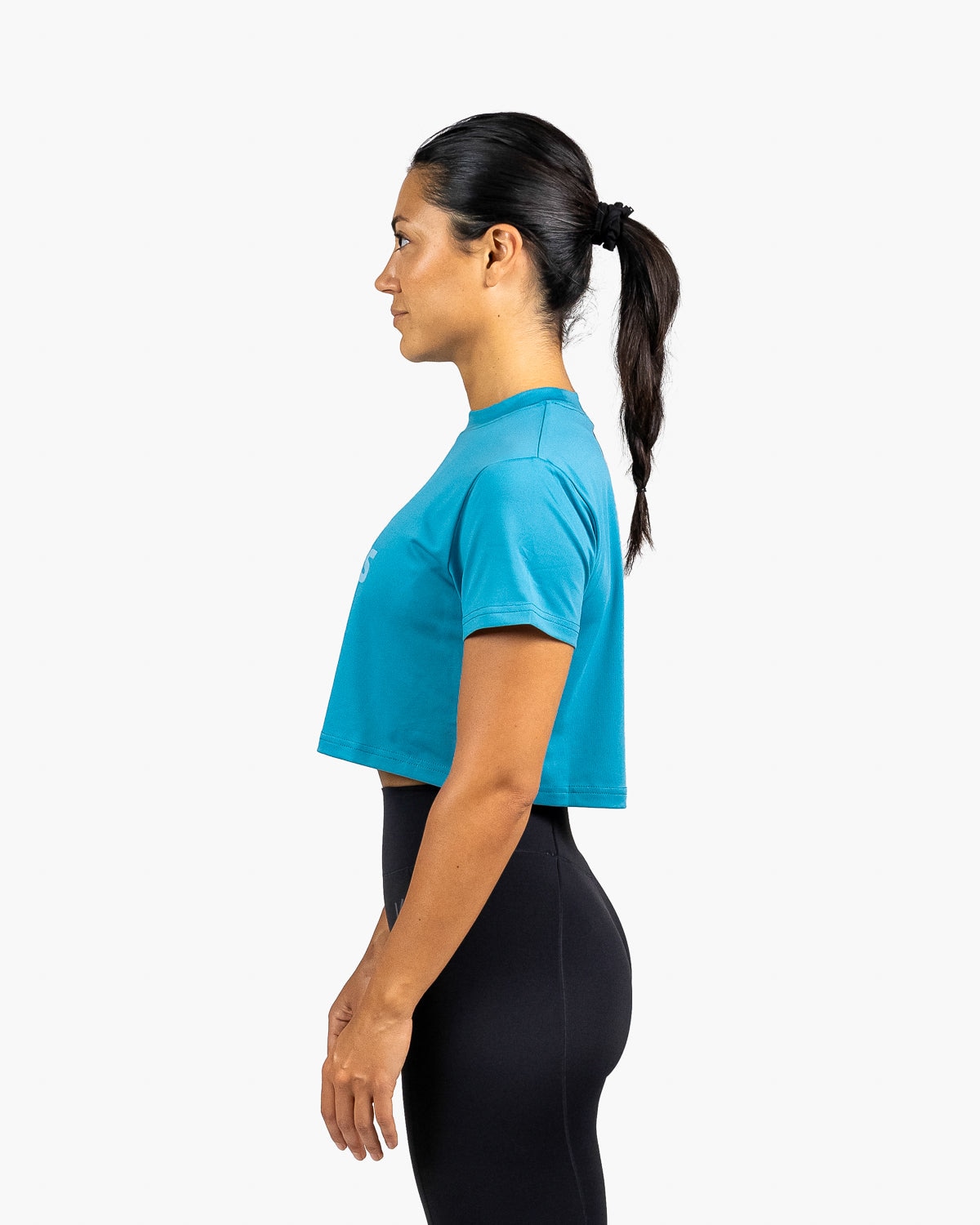 Imagen 3 de Camiseta de manga corta crop Holo Velites de mujer - Azul Azul