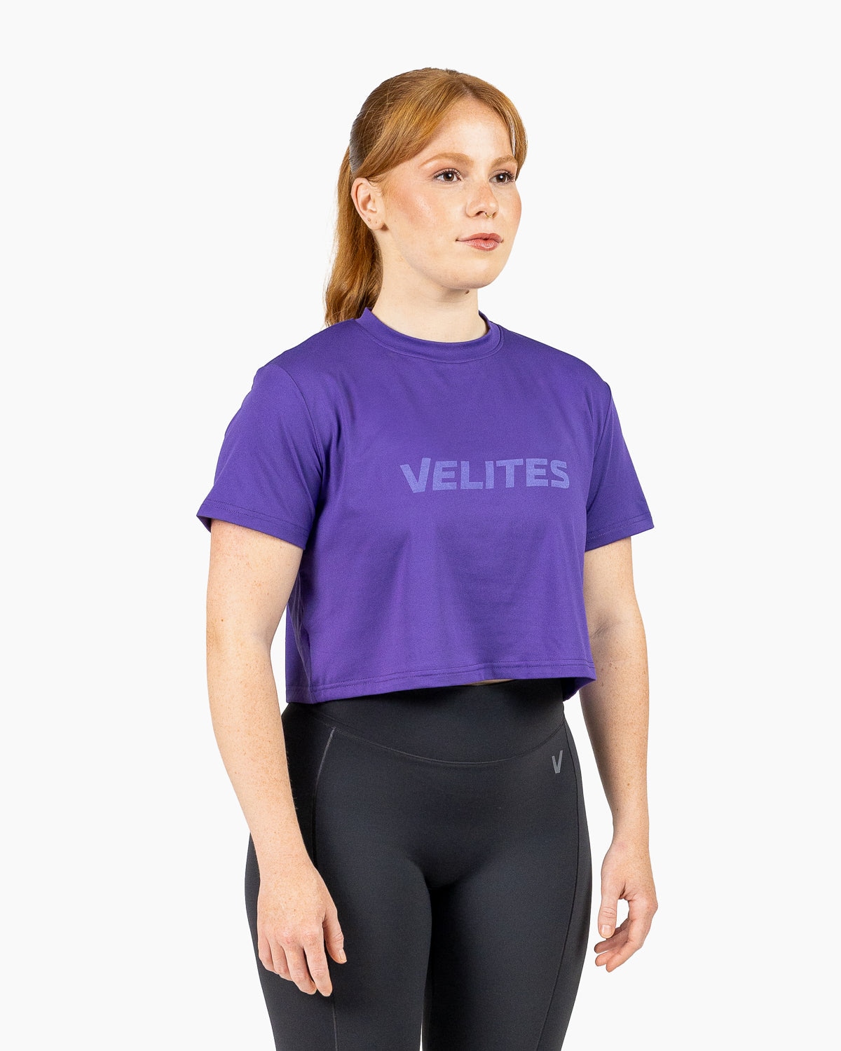 Imagen 2 de Camiseta de manga corta crop Holo Velites de mujer - Lila Lila