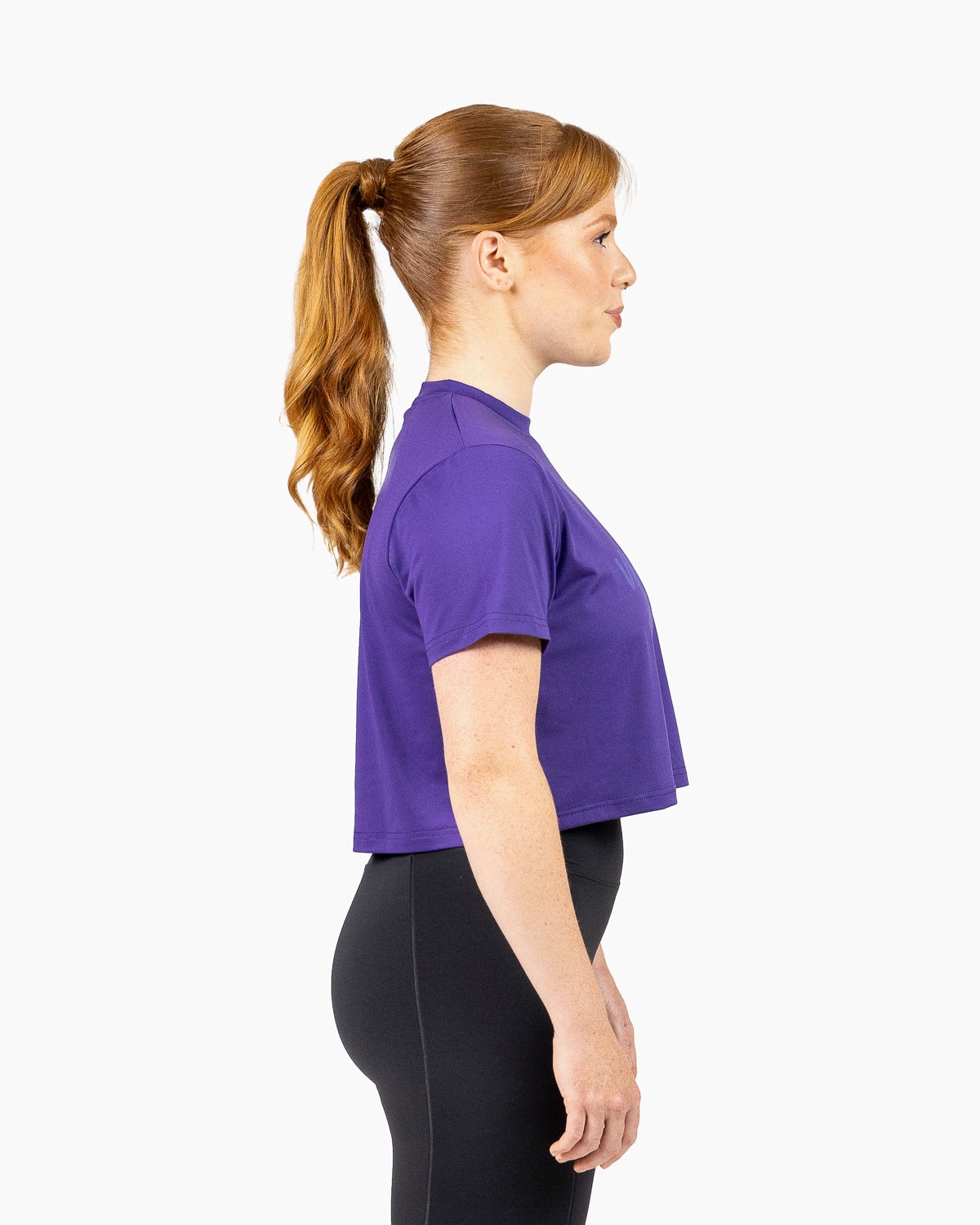 Imagen 3 de Camiseta de manga corta crop Holo Velites de mujer - Lila Lila
