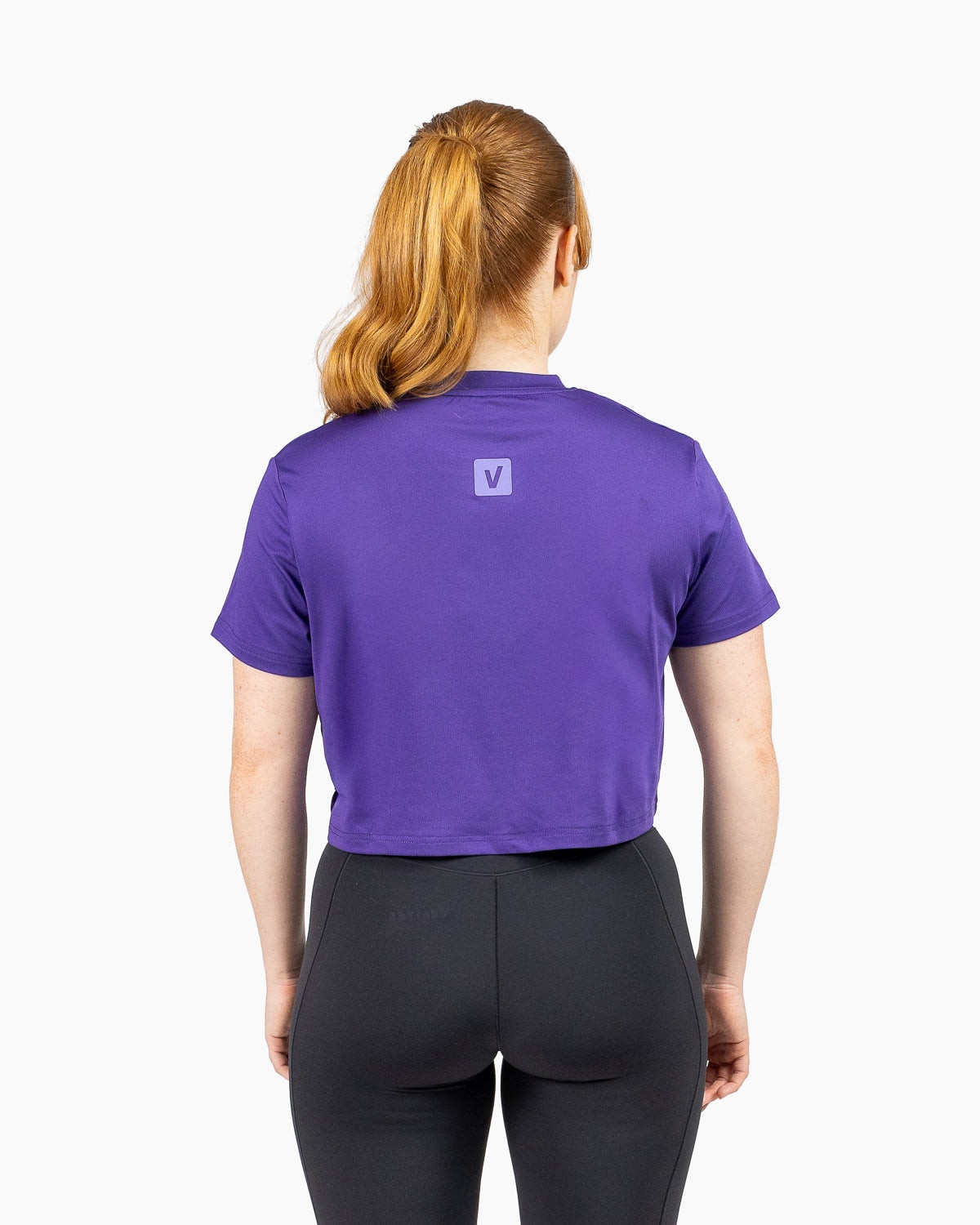 Imagen 4 de Camiseta de manga corta crop Holo Velites de mujer - Lila Lila