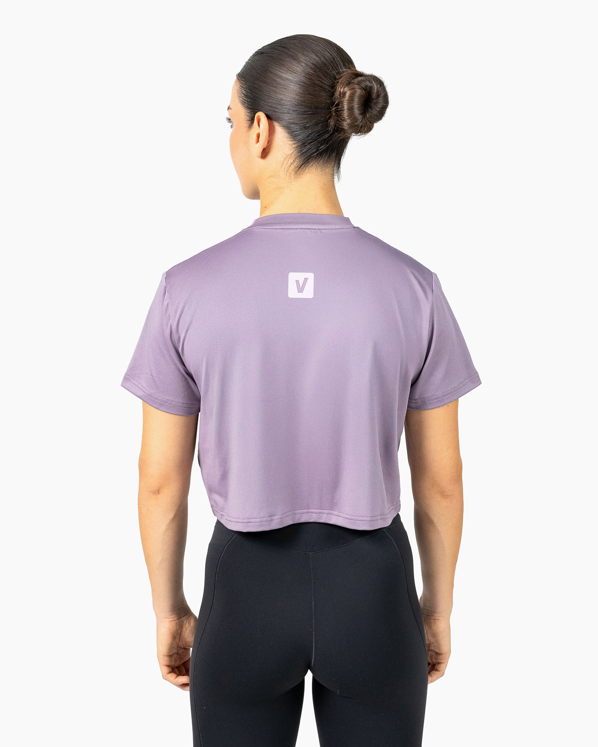 Imagen 4 de Camiseta de manga corta crop Holo Velites de mujer - Malva Malva